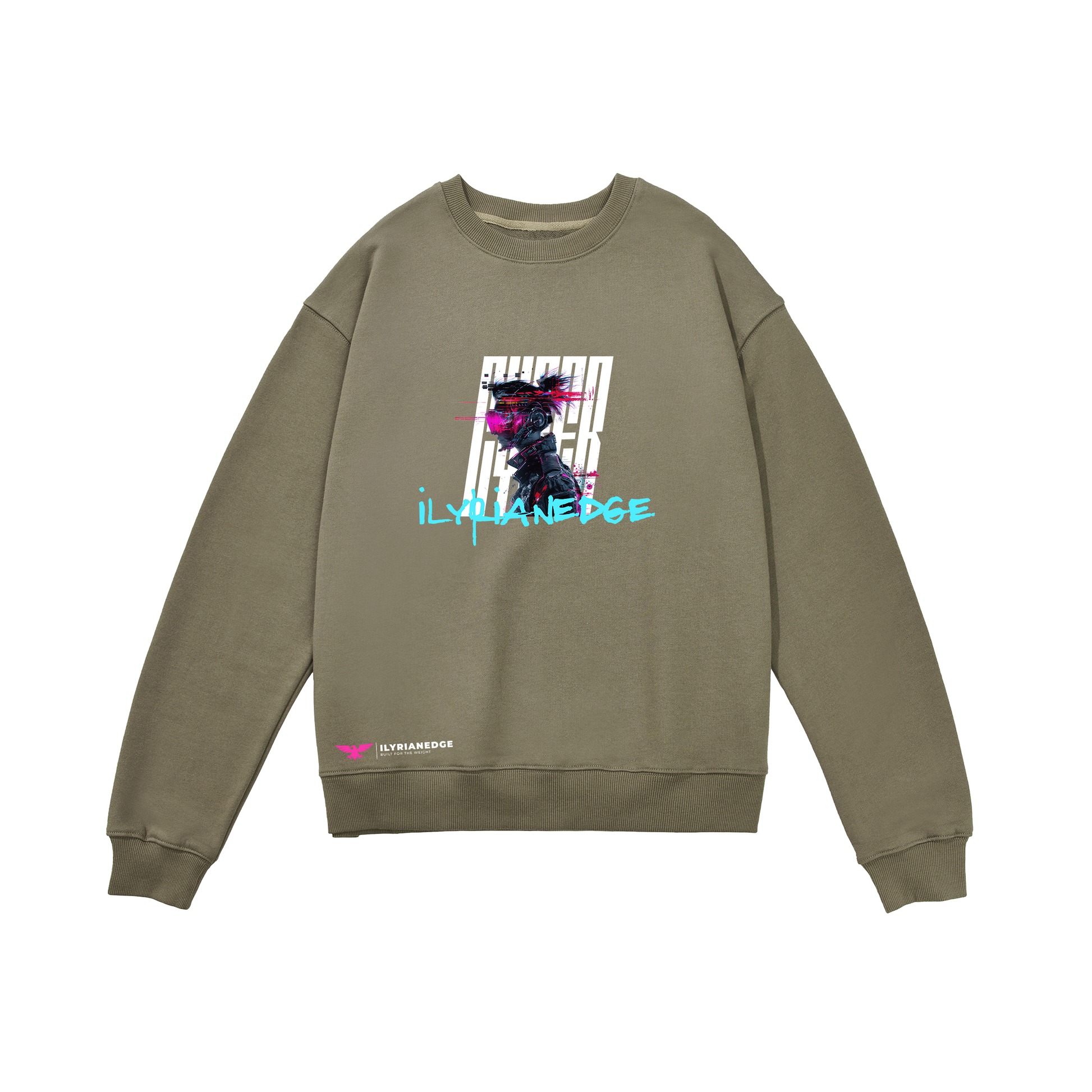Glitch Runner | Heavyweight Sweatshirt | ILYRIANEDGE