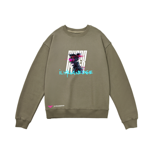 Glitch Runner | Heavyweight Sweatshirt | ILYRIANEDGE