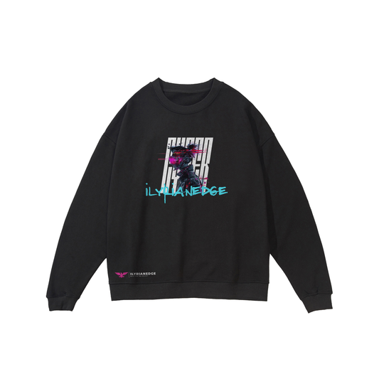 Glitch Runner | Heavyweight Sweatshirt | ILYRIANEDGE