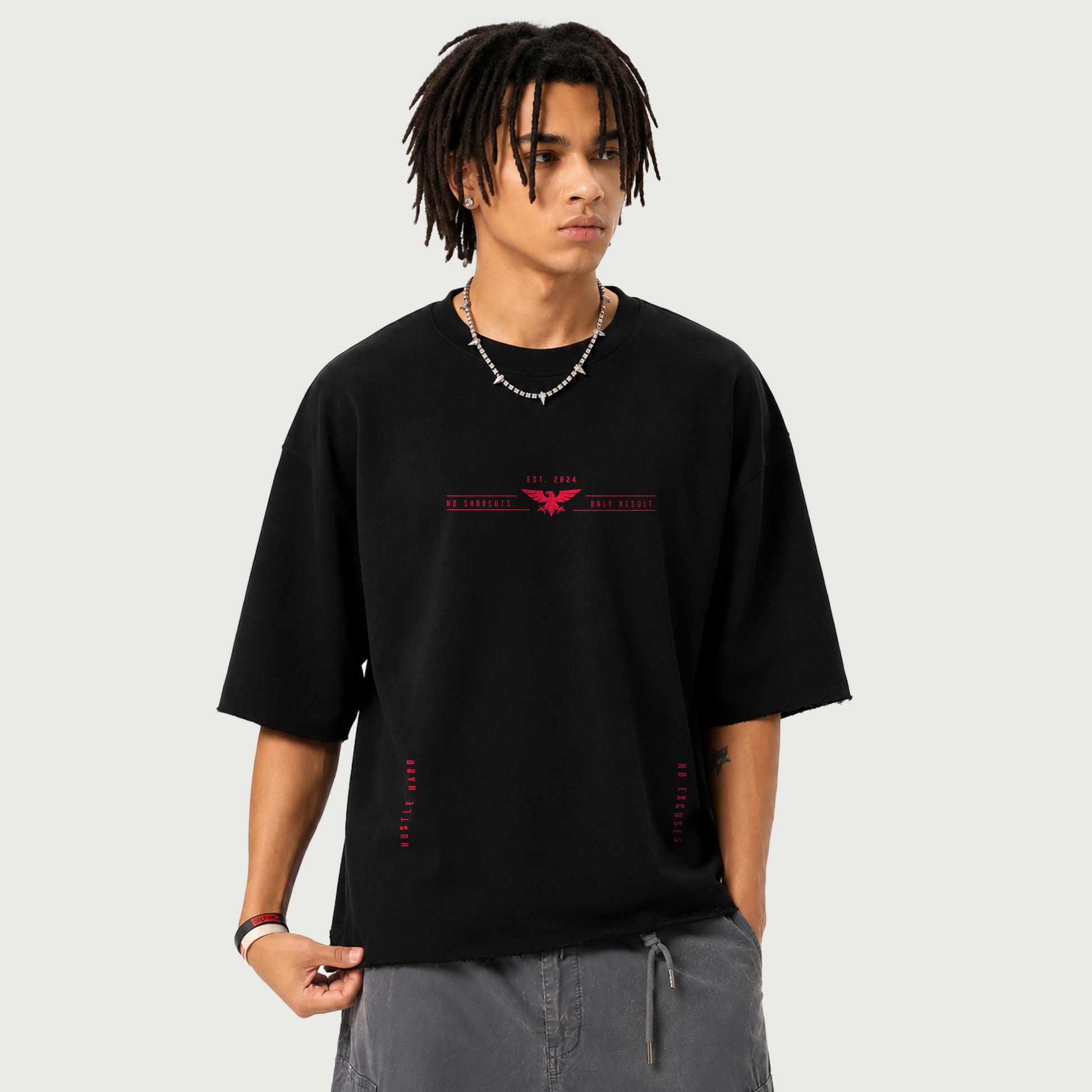 Golden Time | Heavyweight Boxy Raw Edge T-Shirt | ILYRIANEDGE