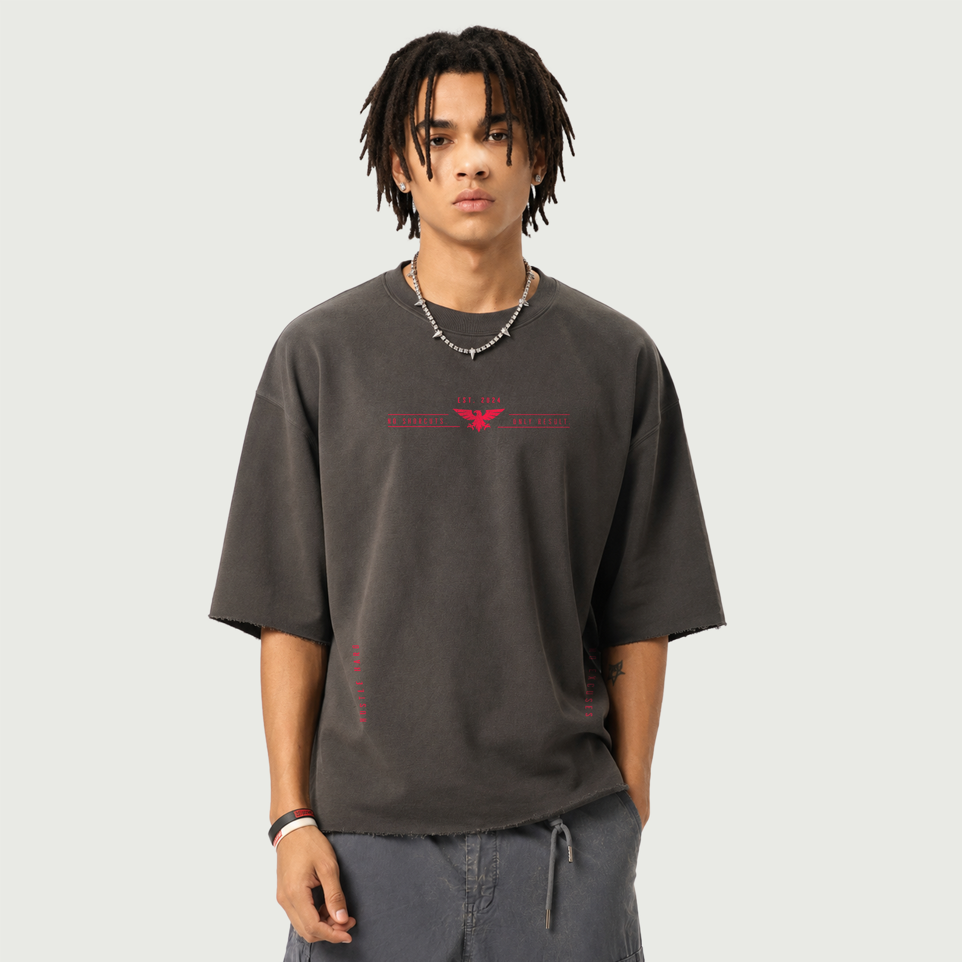 Golden Time | Heavyweight Boxy Raw Edge T-Shirt | ILYRIANEDGE
