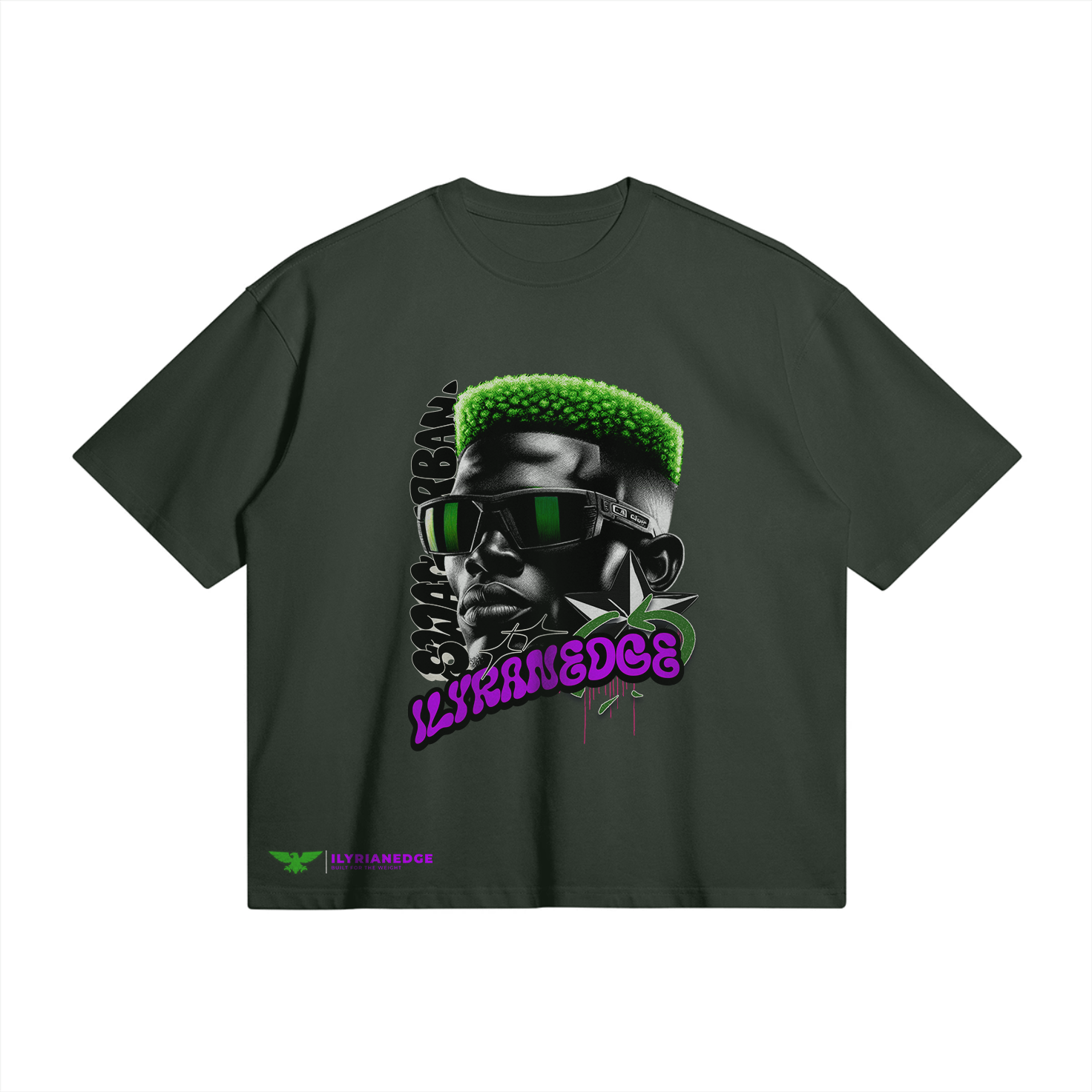 Green Phantom | Boxy T-Shirt | ILYRIANEDGE