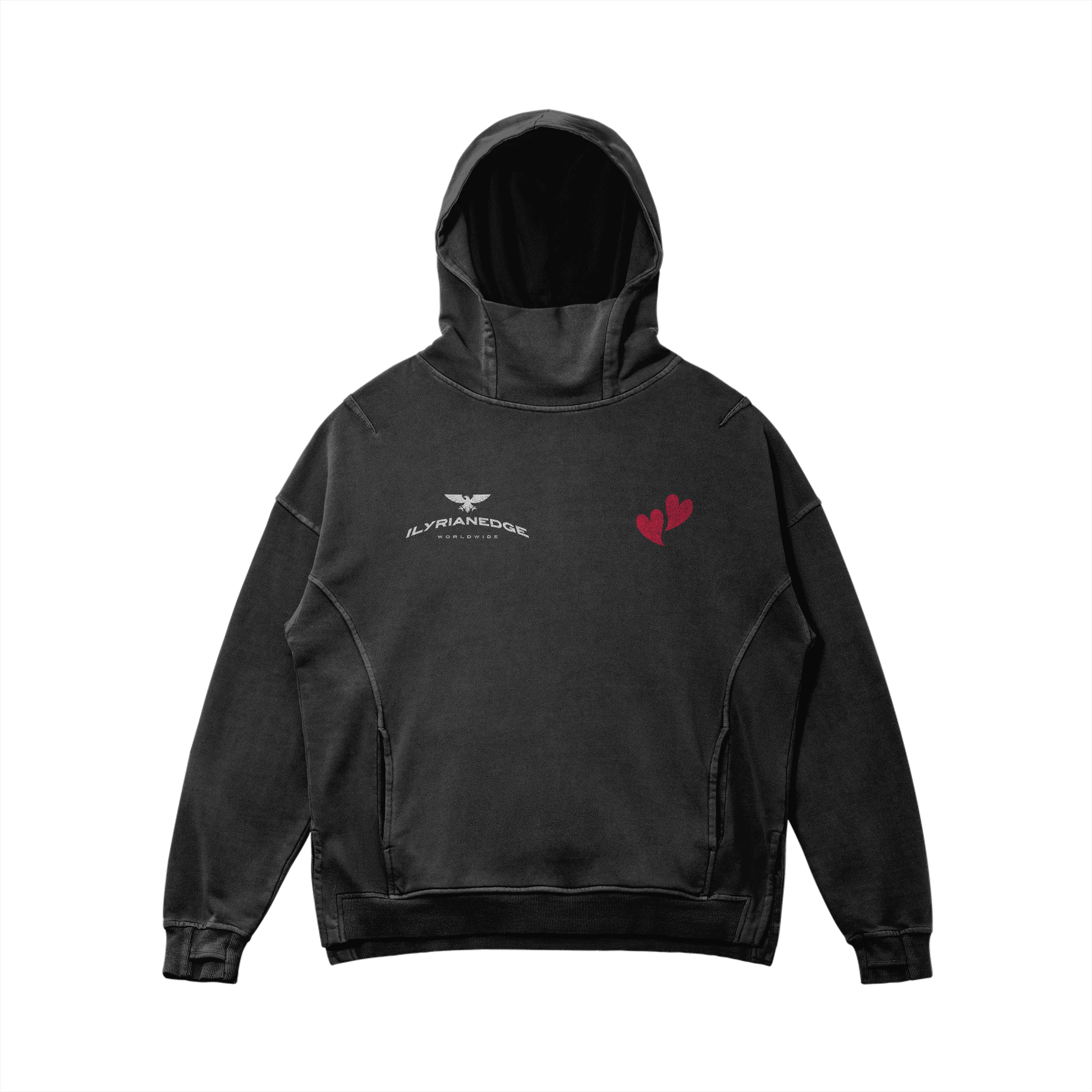 Ilyrianedge Hoodie | Washed Turtleneck Hoodie | ILYRIANEDGE