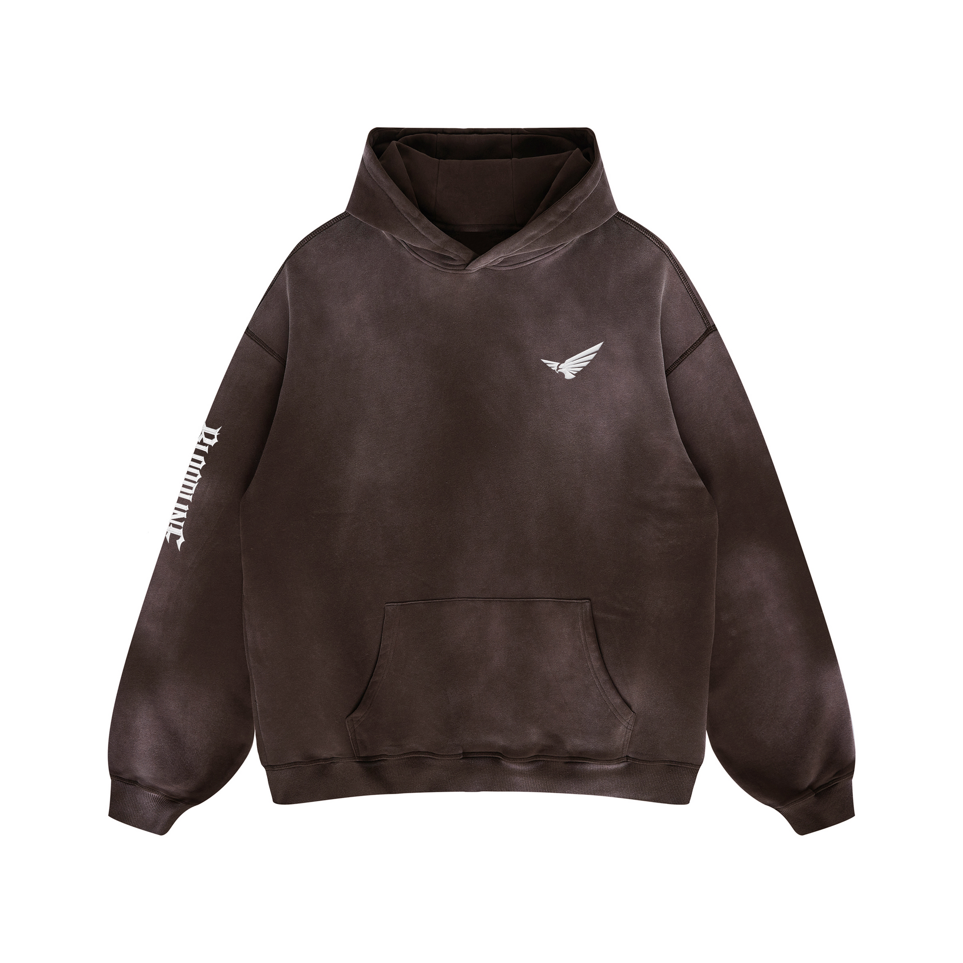 Bloodline 2.0 - 400GSM Unisex Super Heavyweight Sun Faded Hoodie