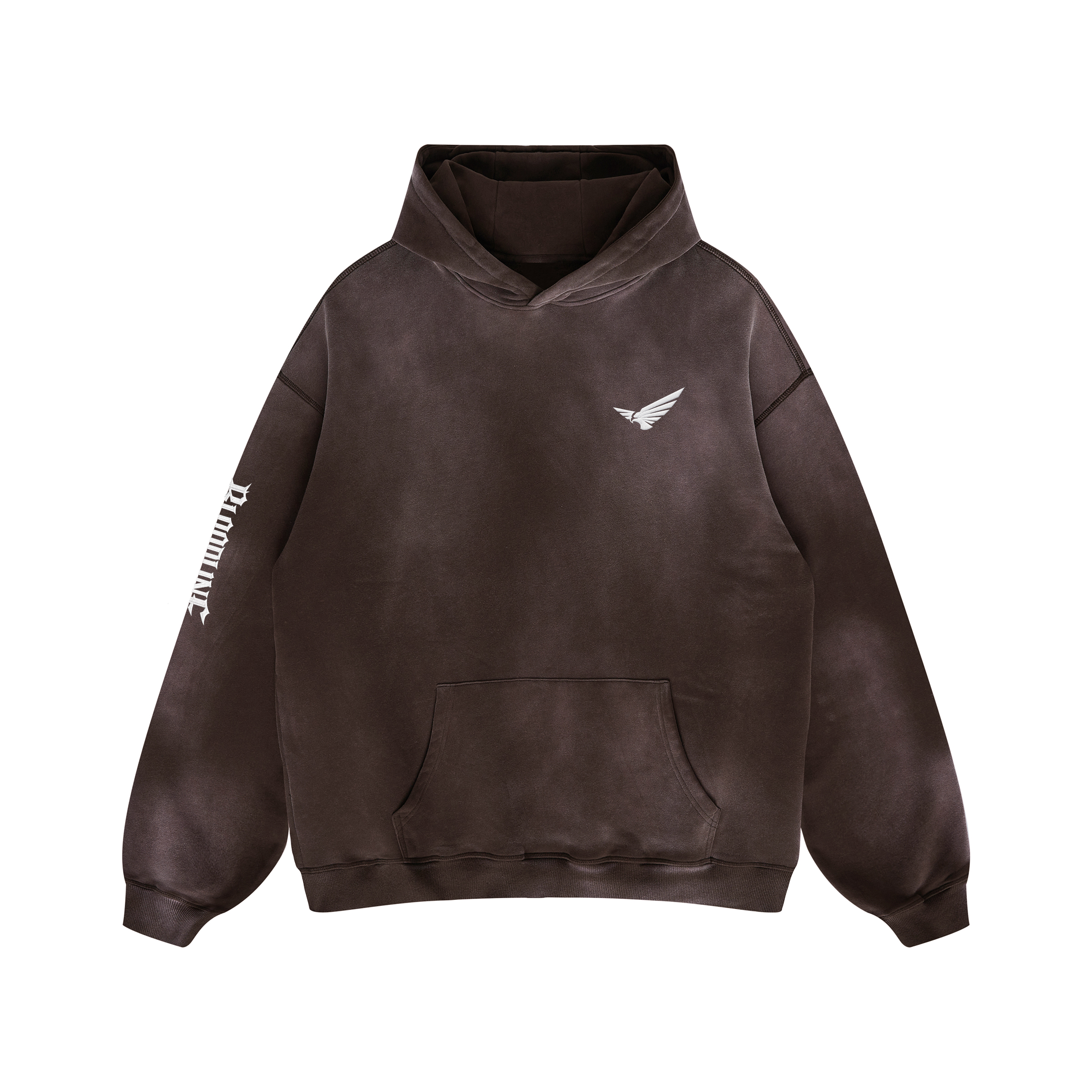 Bloodline 2.0 - 400GSM Unisex Super Heavyweight Sun Faded Hoodie