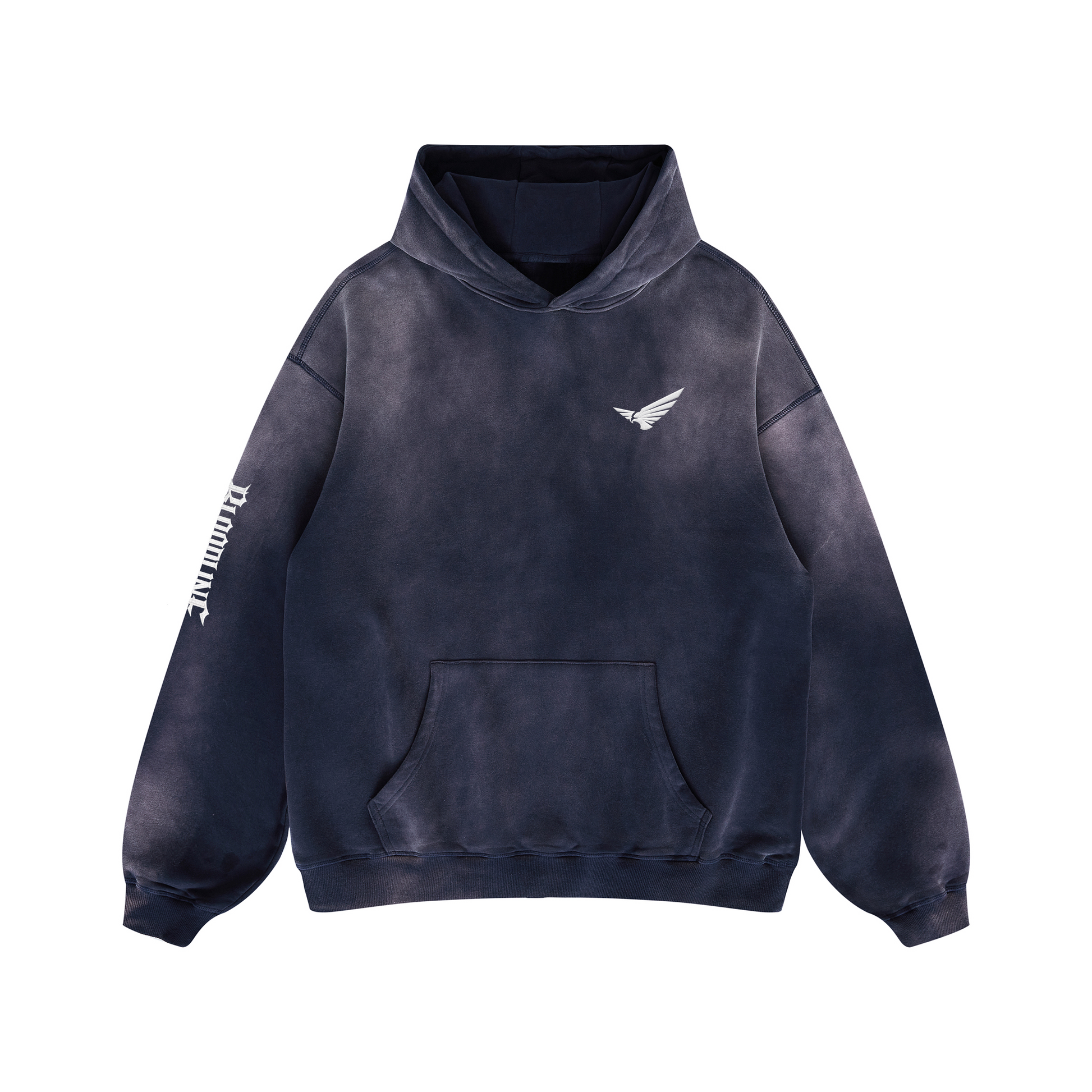 Bloodline 2.0 - 400GSM Unisex Super Heavyweight Sun Faded Hoodie