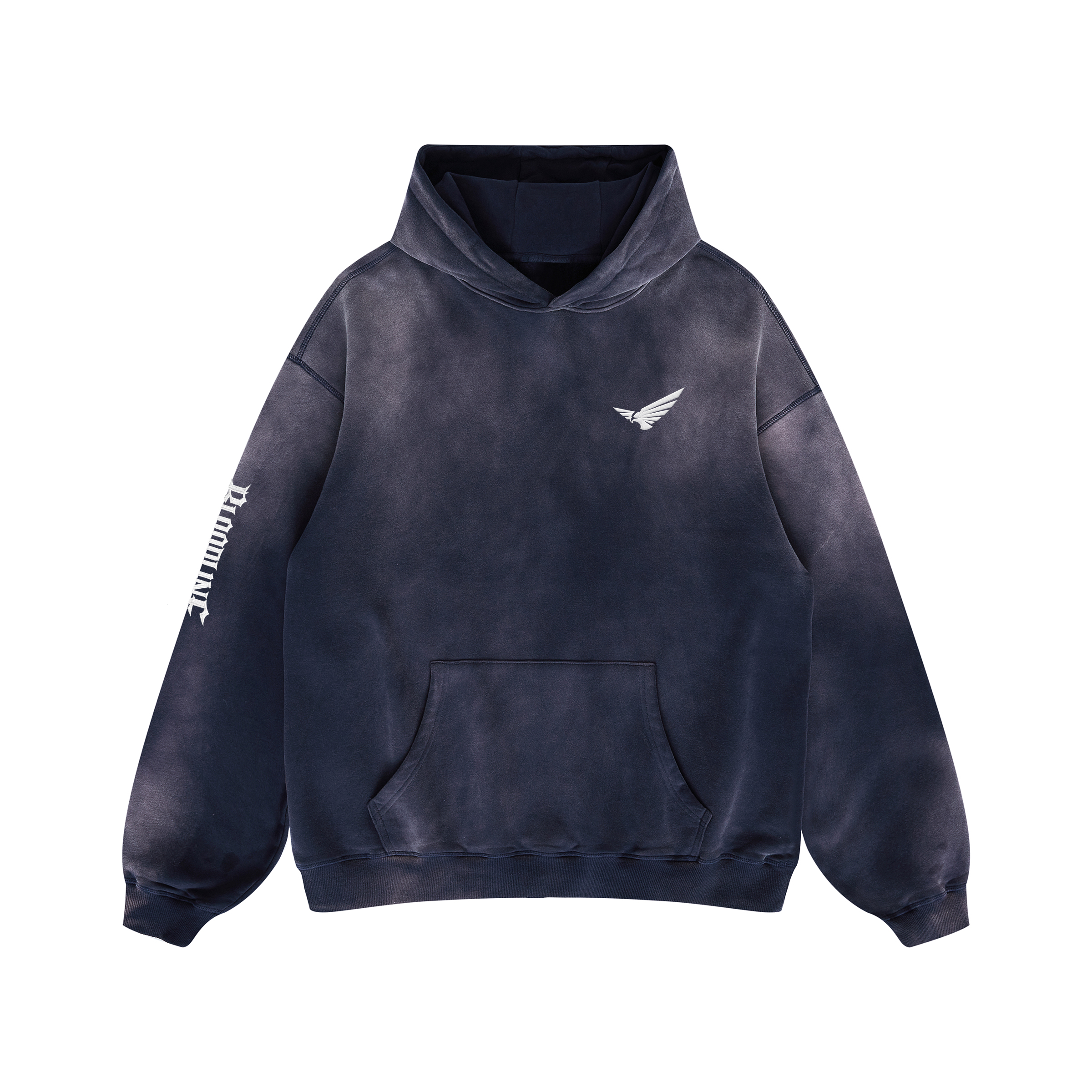 Bloodline 2.0 - 400GSM Unisex Super Heavyweight Sun Faded Hoodie