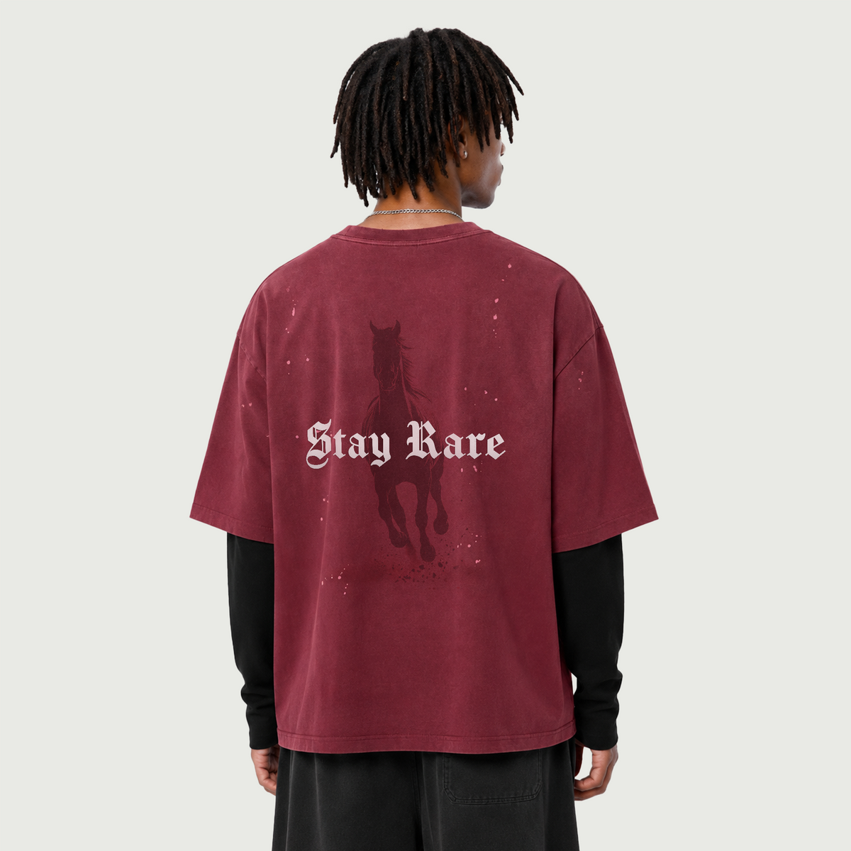 Wild Heritage | Vintage Wash Layer T-Shirt Distressed | ILYRIANEDGE