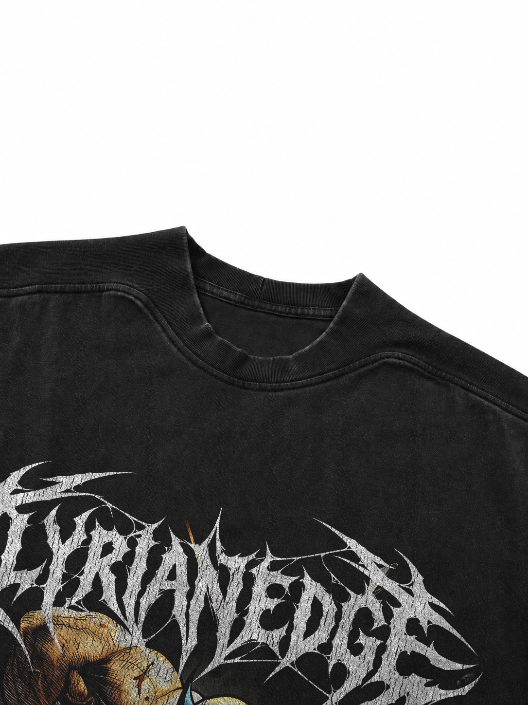 Rage & Claws | 260GSM Vintage Wash Boxy T-Shirt | ILYRIANEDGE