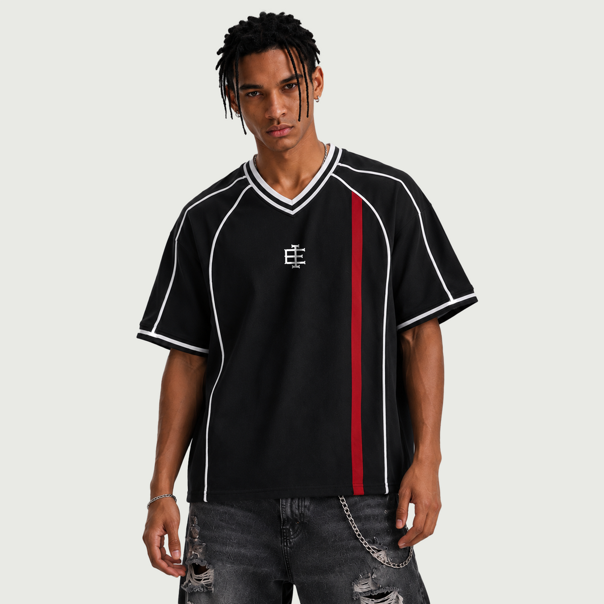 Hero | Boxy  V-Neck Soccer Jersey | ILYRIANEDGE