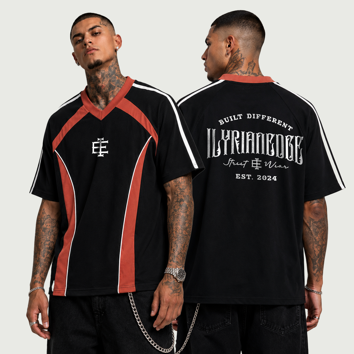 Legacy League | Color Block V-Neck Tee | ILYRIANEDGE