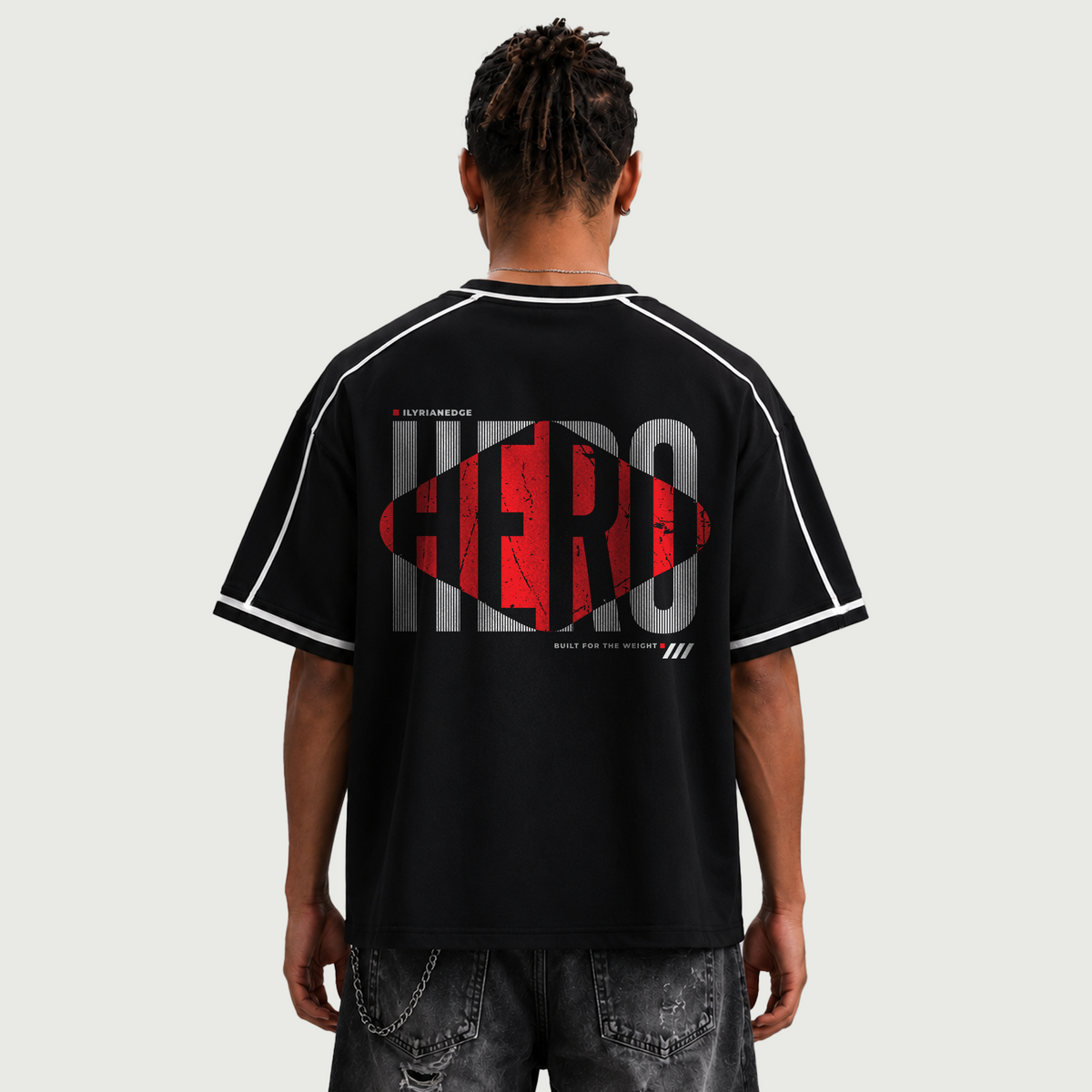 Hero | Boxy  V-Neck Soccer Jersey | ILYRIANEDGE