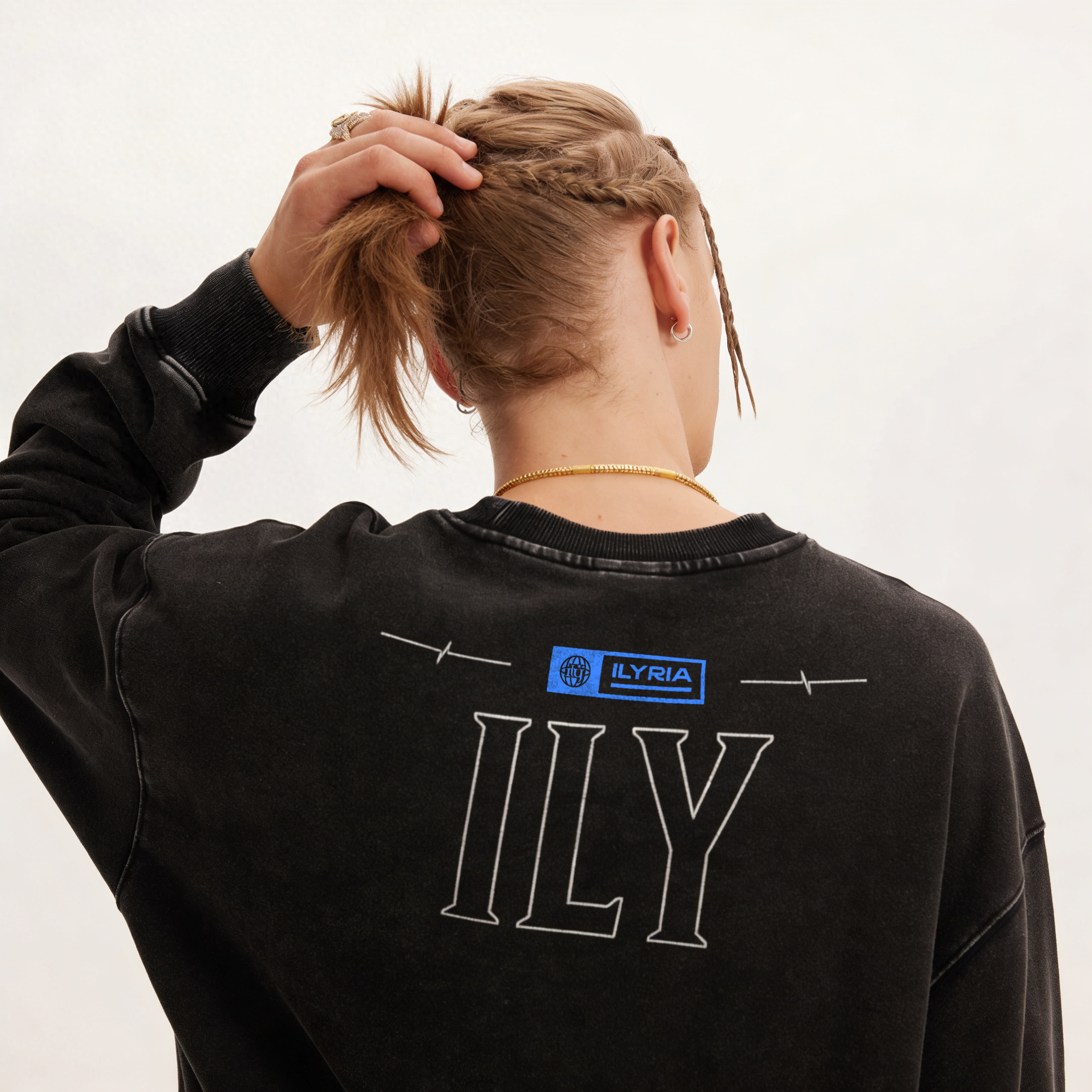 Illyrian Mindform | Oversized Faded Sweatshirt | ILYRIANEDGE