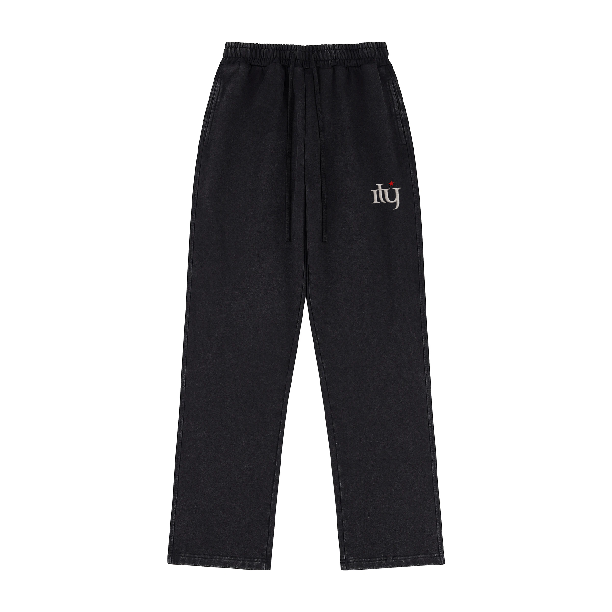 Black Bloodline Joggers - 420GSM Unisex Relaxed Fit Sweatpants