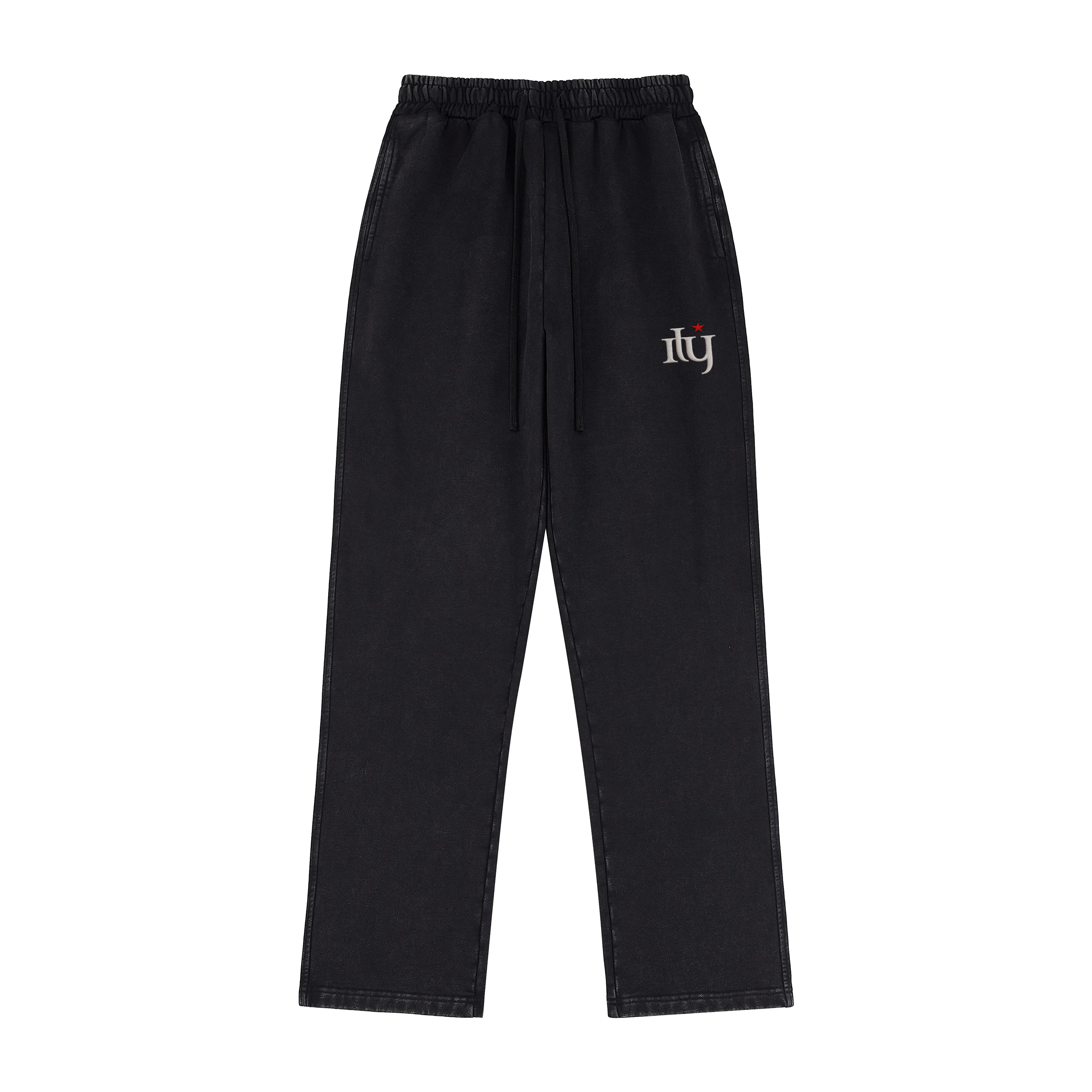 Black Bloodline Joggers - 420GSM Unisex Relaxed Fit Sweatpants