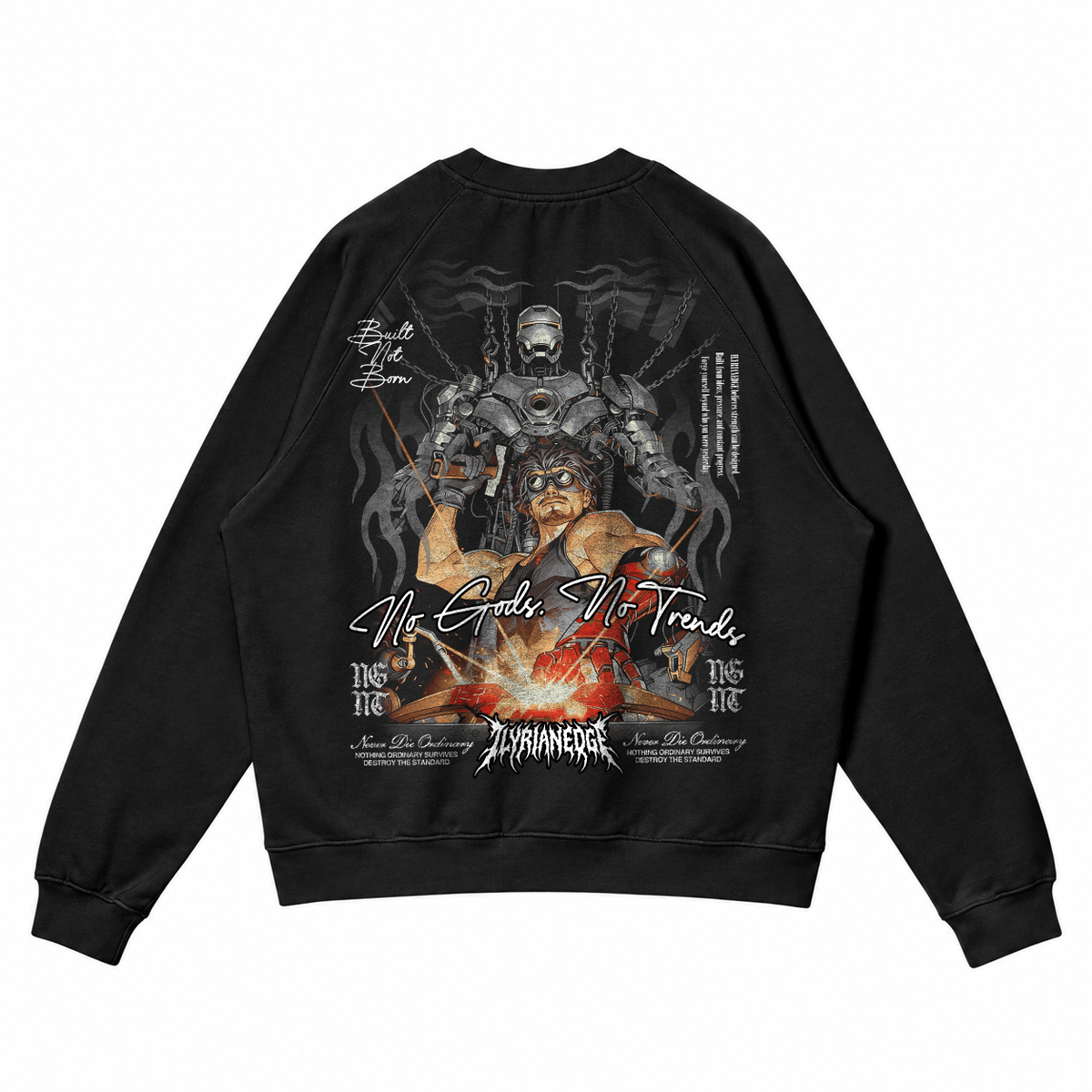 Mechanical Soul | Brushed Fleece  Heavyweight Sweatshirt | ILYRIANEDGE