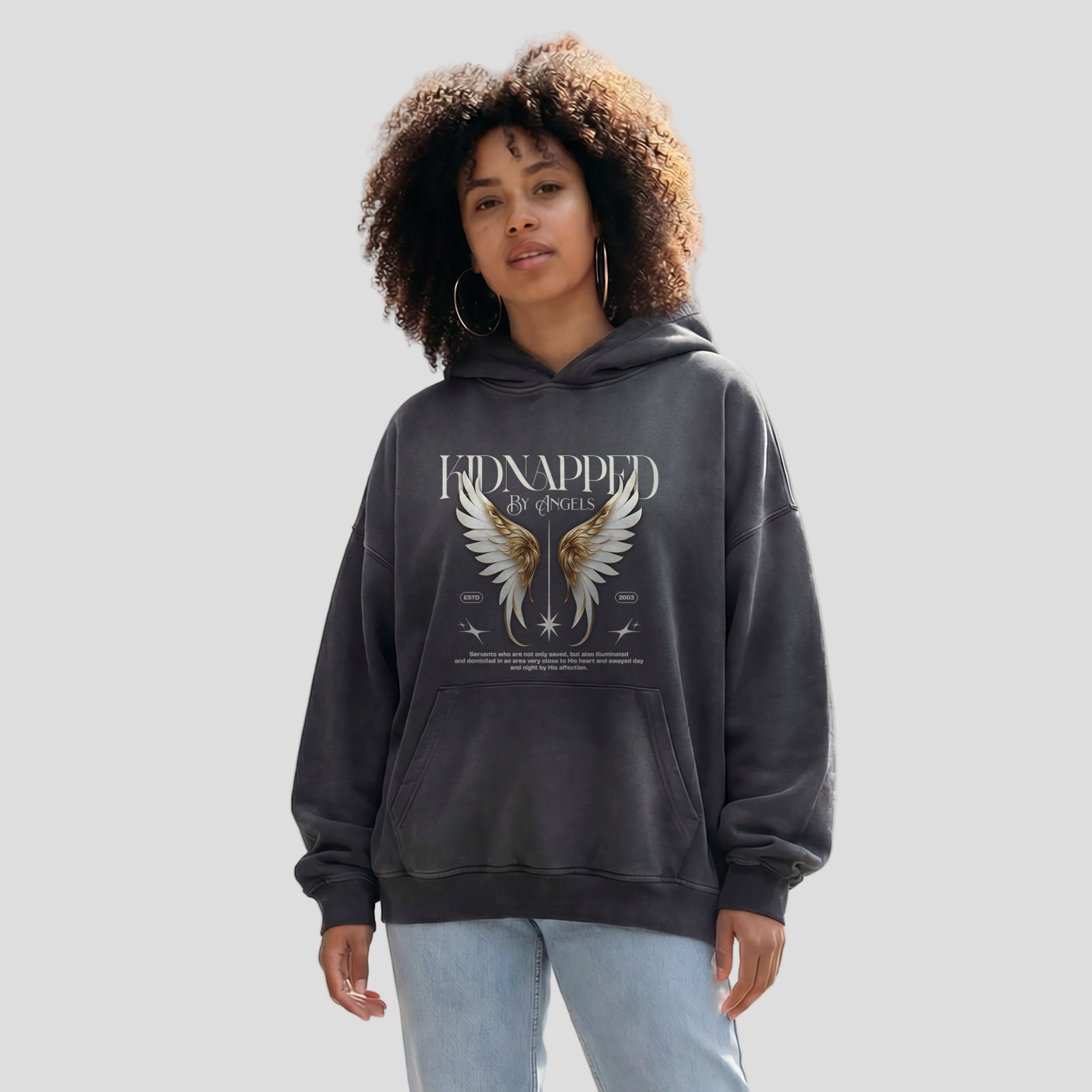 Kidnapped | Distressed Sun-Faded Hoodie | ILYRIANEDGE
