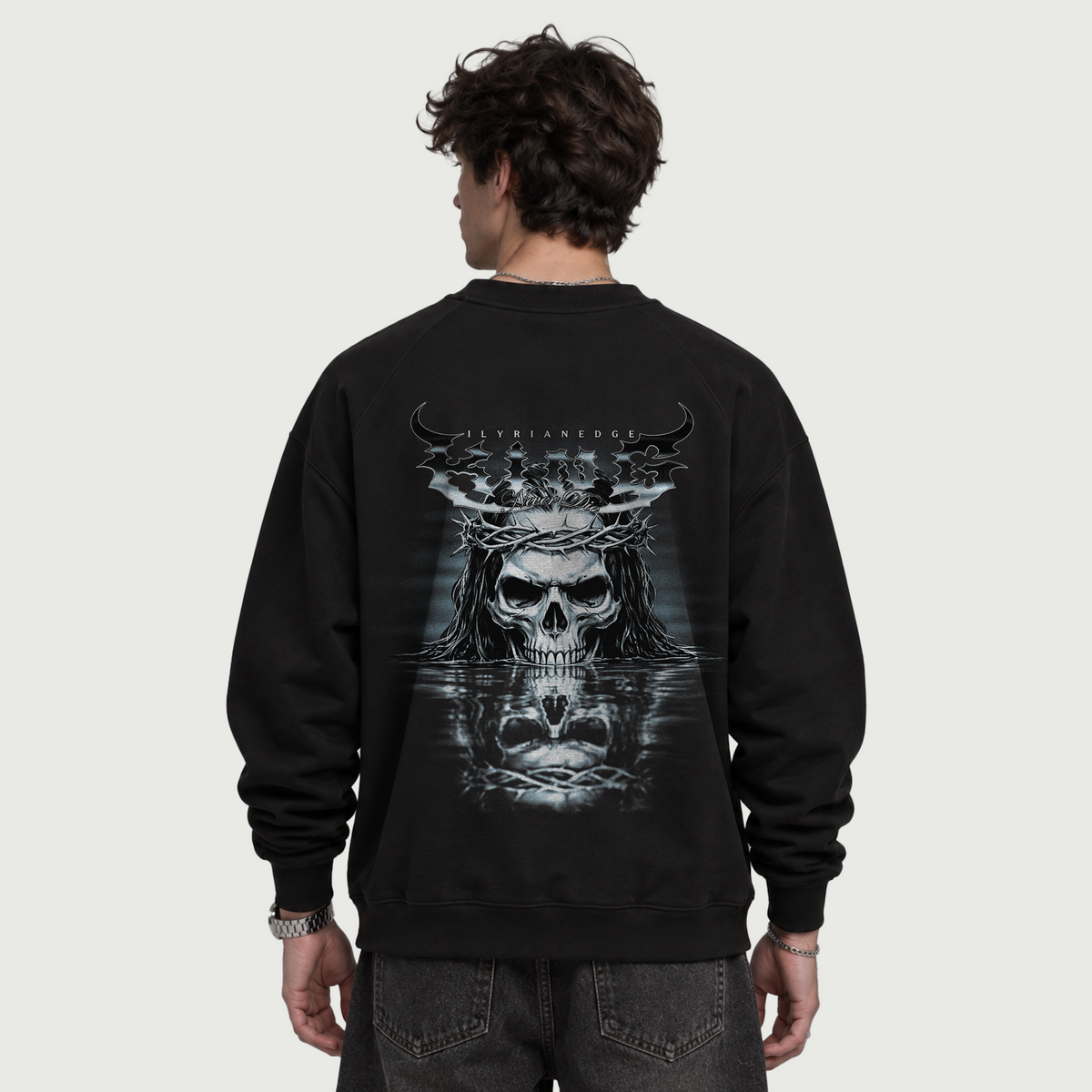 Abyssal Crown | Crewneck Sweatshirt Regular Fit | ILYRIANEDGE