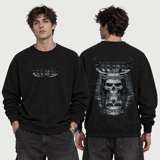 Abyssal Crown | Crewneck Sweatshirt Regular Fit | ILYRIANEDGE