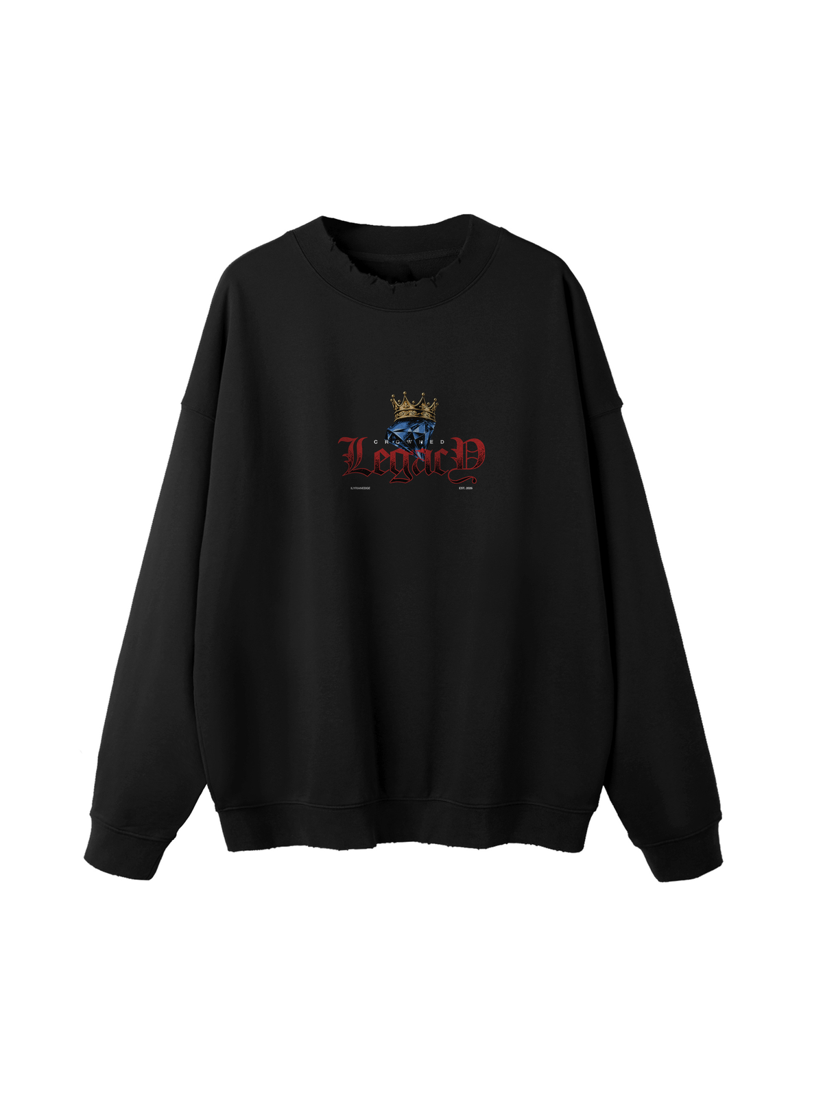 Royal Blood | Oversized Drop Shoulder Sweatshirt | ILYRIANEDGE