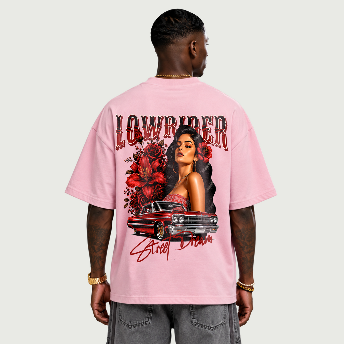 Lowrider Queen | 240GSM Sorona Boxy T-Shirt | ILYRIANEDGE