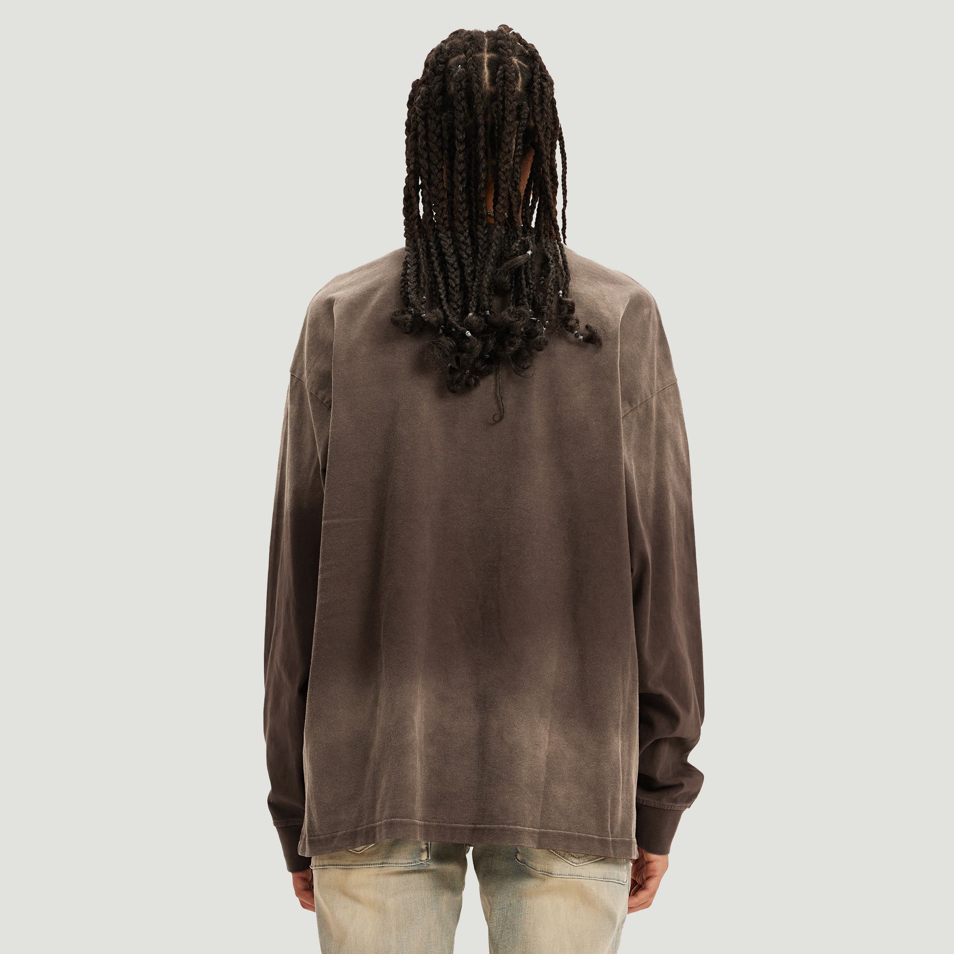 Lucky | Oversized Sun-Faded Long Sleeve Top | ILYRIANEDGE