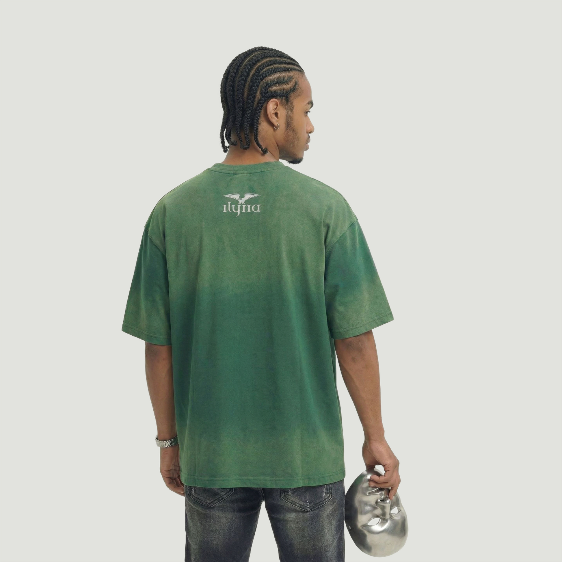Man Or Machine | Boxy Tie-Dyed Tee | ILYRIANEDGE