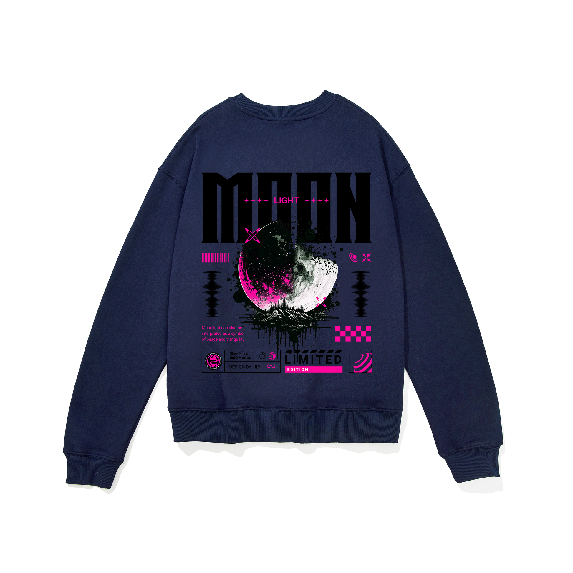 Moon | Heavyweight Oversized Sweatshirt | ILYRIANEDGE