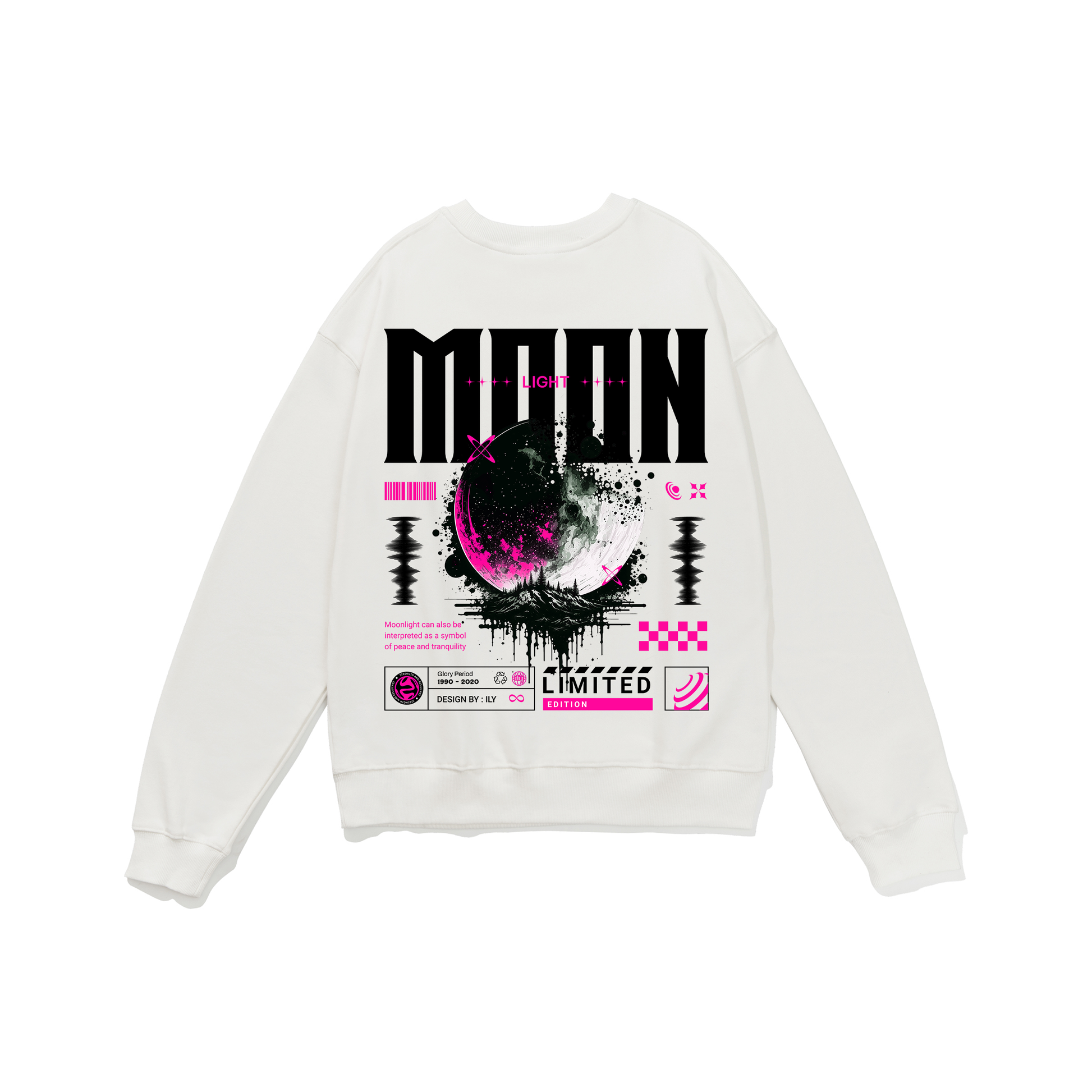 Moon | Heavyweight Oversized Sweatshirt | ILYRIANEDGE