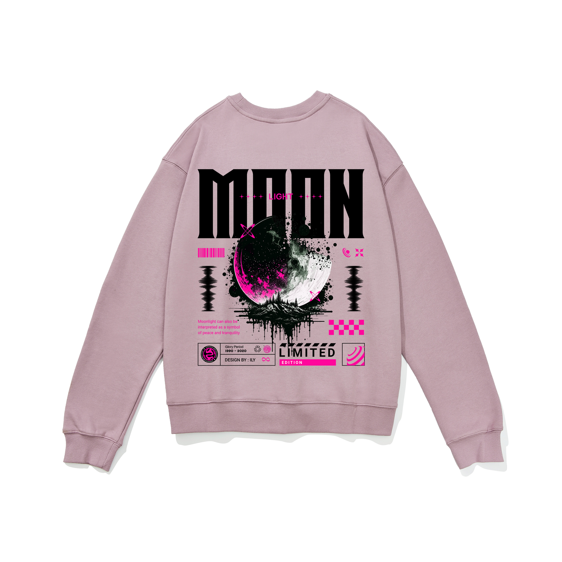 Moon | Heavyweight Oversized Sweatshirt | ILYRIANEDGE