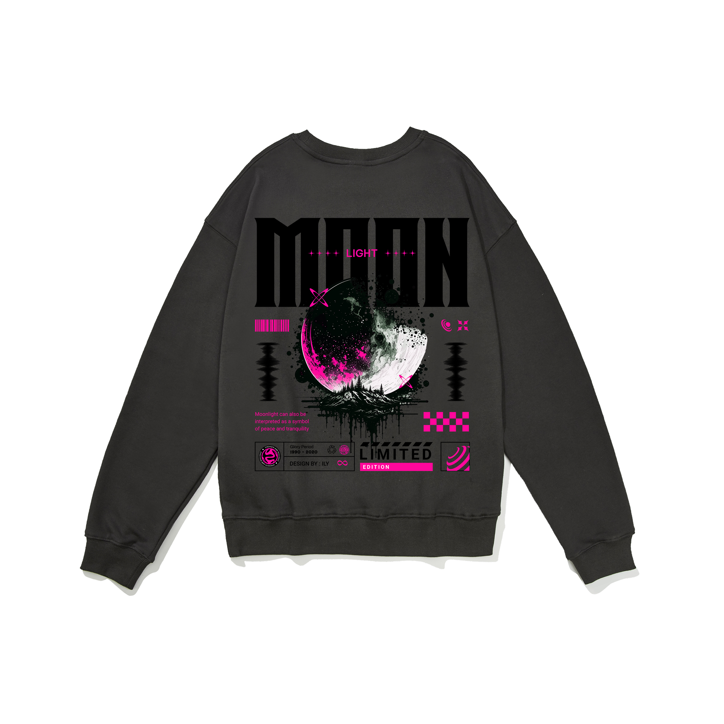 Moon | Heavyweight Oversized Sweatshirt | ILYRIANEDGE