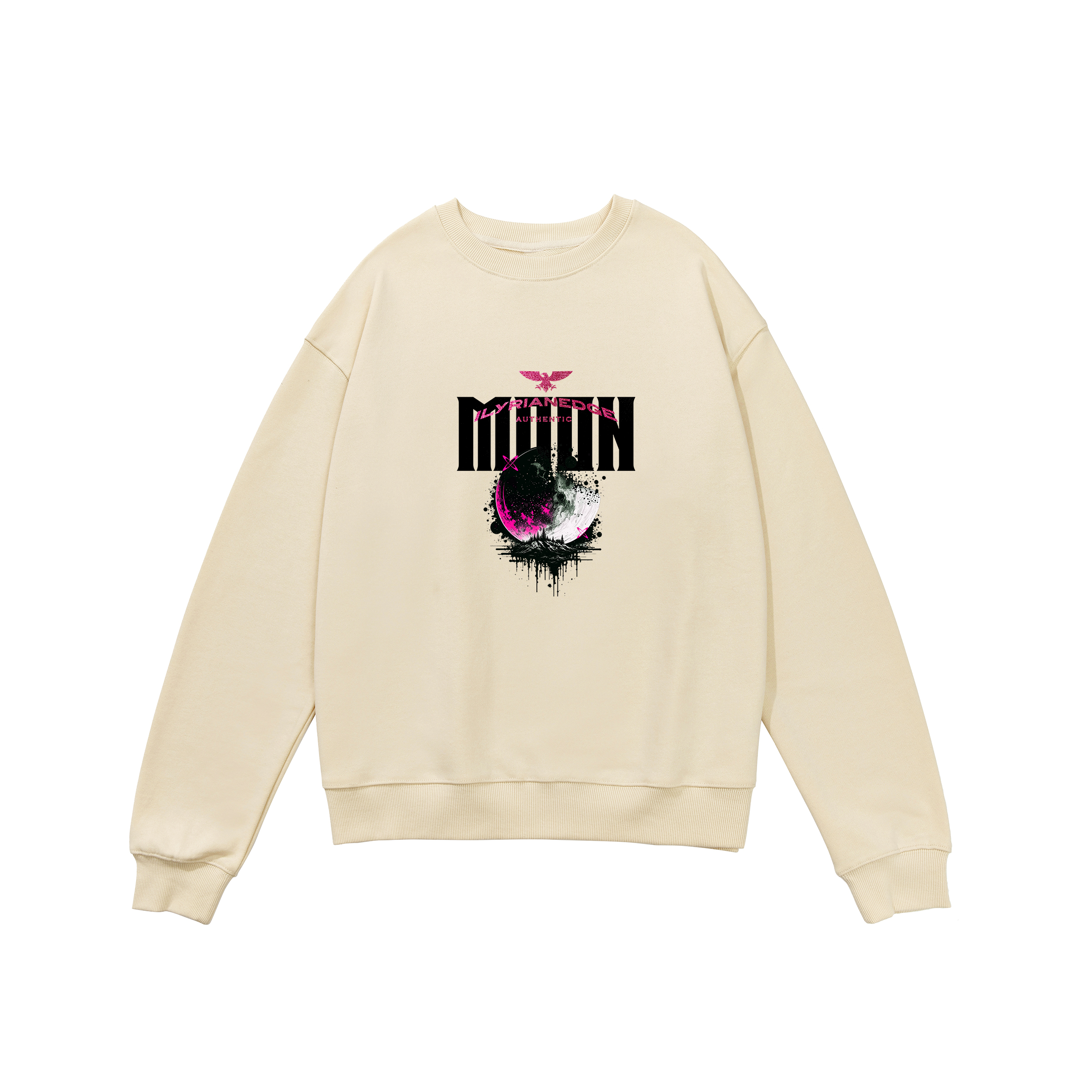 Moon | Heavyweight Oversized Sweatshirt | ILYRIANEDGE