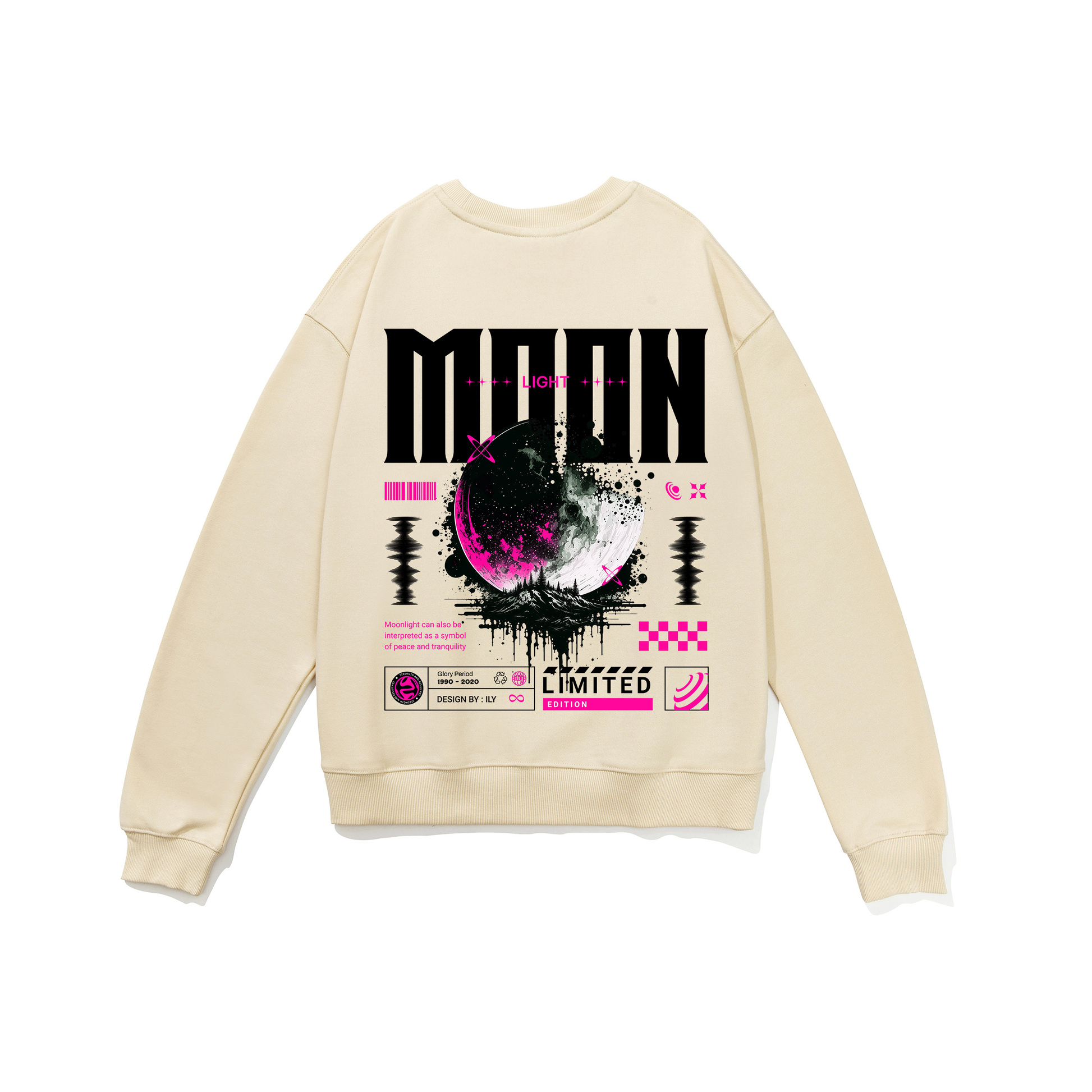 Moon | Heavyweight Oversized Sweatshirt | ILYRIANEDGE