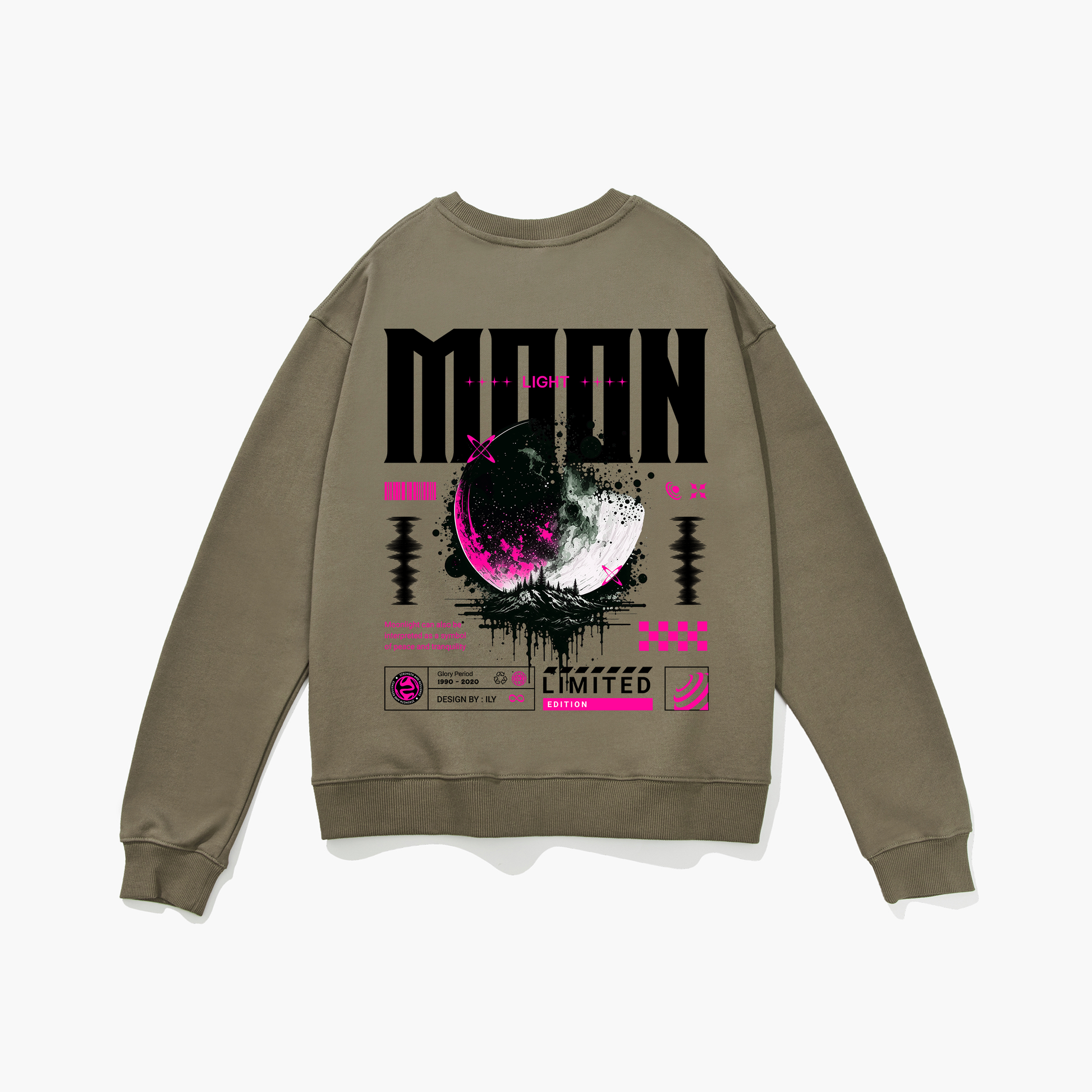 Moon | Heavyweight Oversized Sweatshirt | ILYRIANEDGE