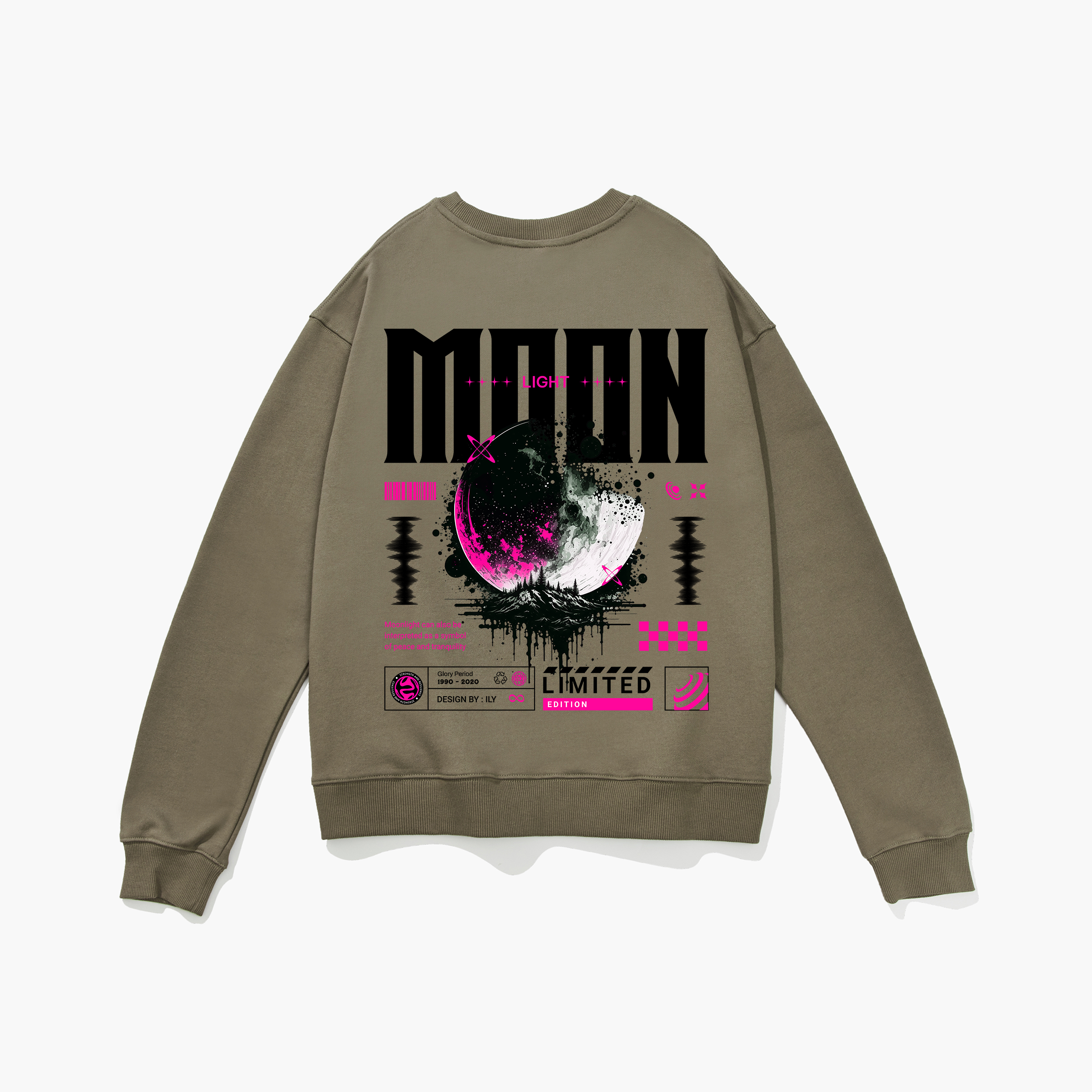 Moon | Heavyweight Oversized Sweatshirt | ILYRIANEDGE