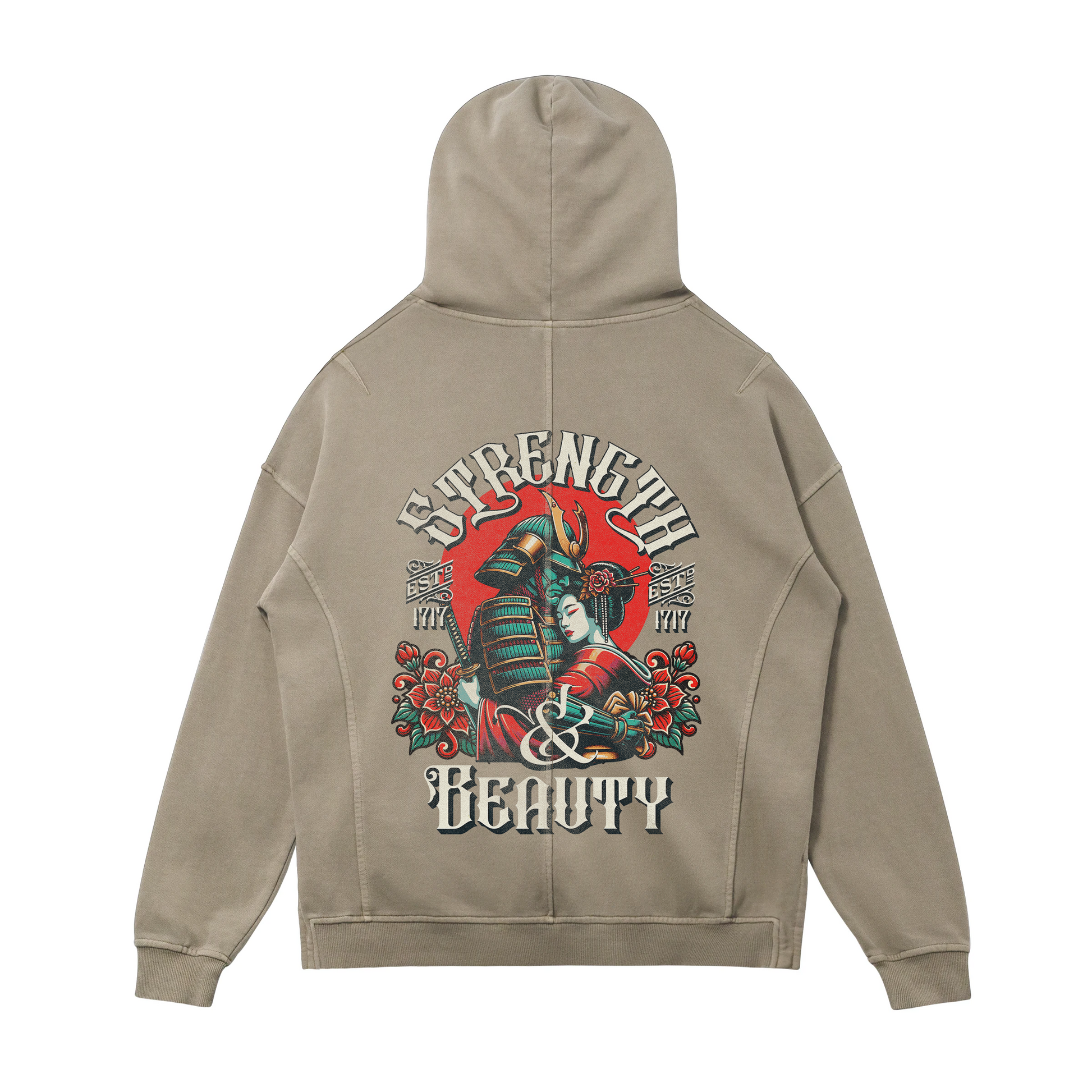 Samurai | Washed Turtleneck Hoodie | ILYRIANEDGE