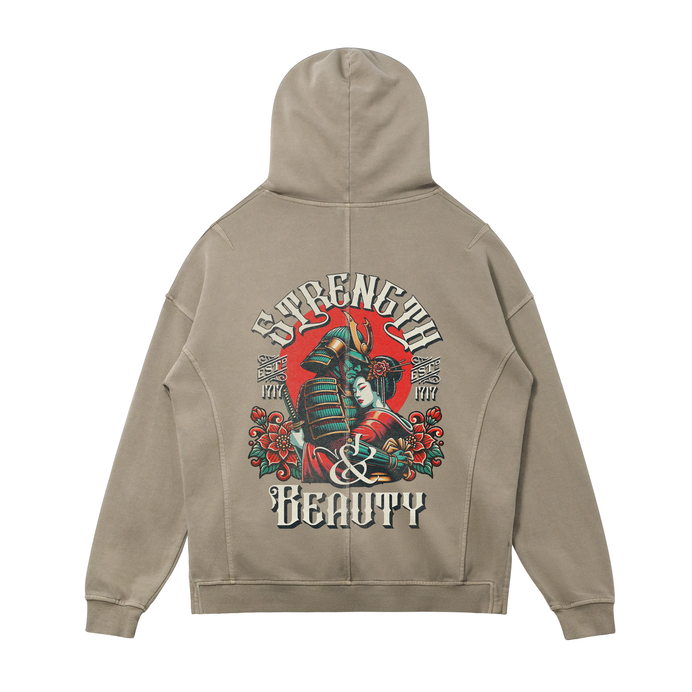 Samurai | Washed Turtleneck Hoodie | ILYRIANEDGE