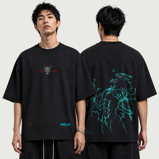 NO.8 | Premium  425GSM Heavyweight Oversized T-Shirt  | ILYRIANEDGE