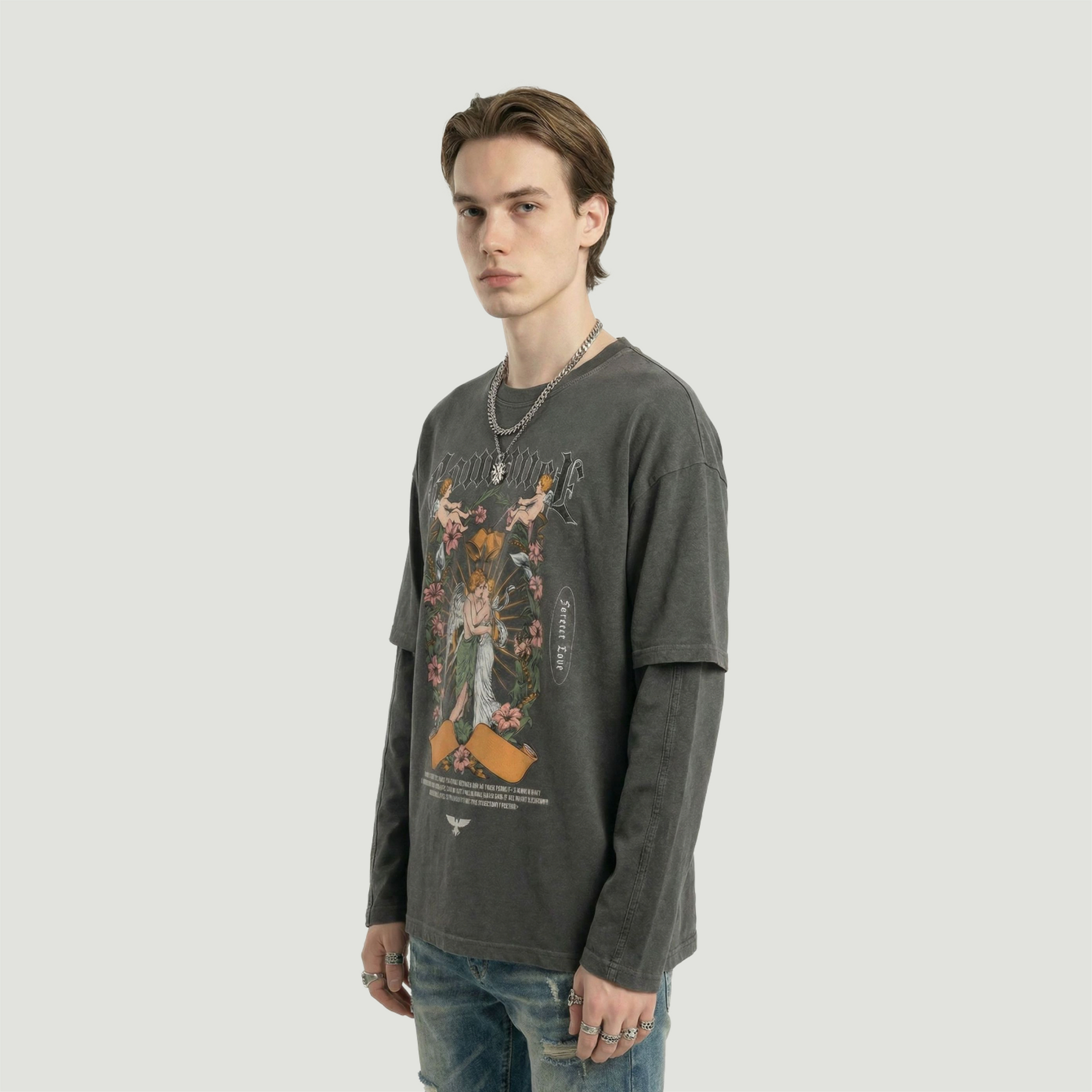 Forever Love | Faux-Layered Long Sleeve | ILYRIANEDGE