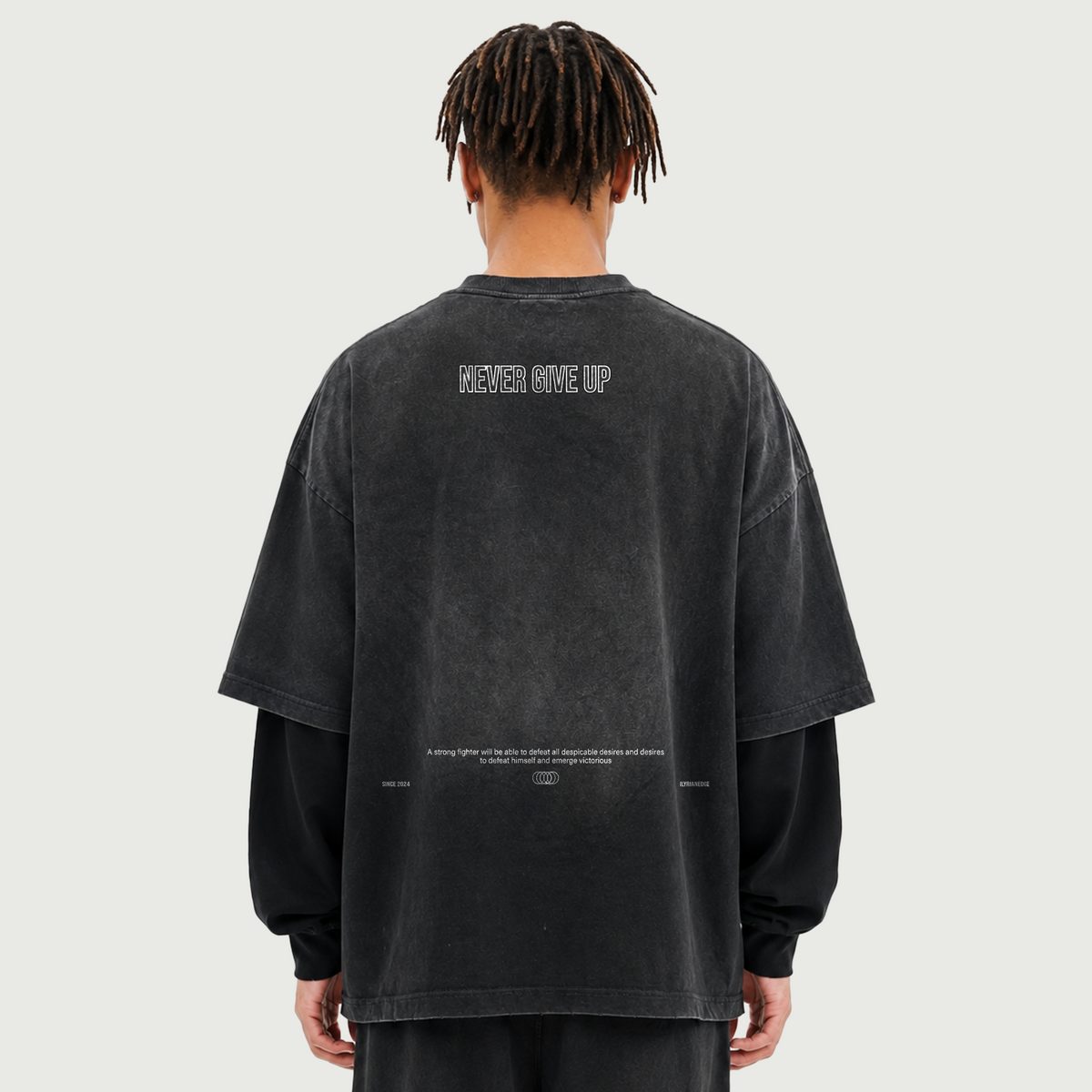 Phoenix Reborn |  Vintage Oversized T-Shirt  Sunfaded Distressed | ILYRIANEDGE