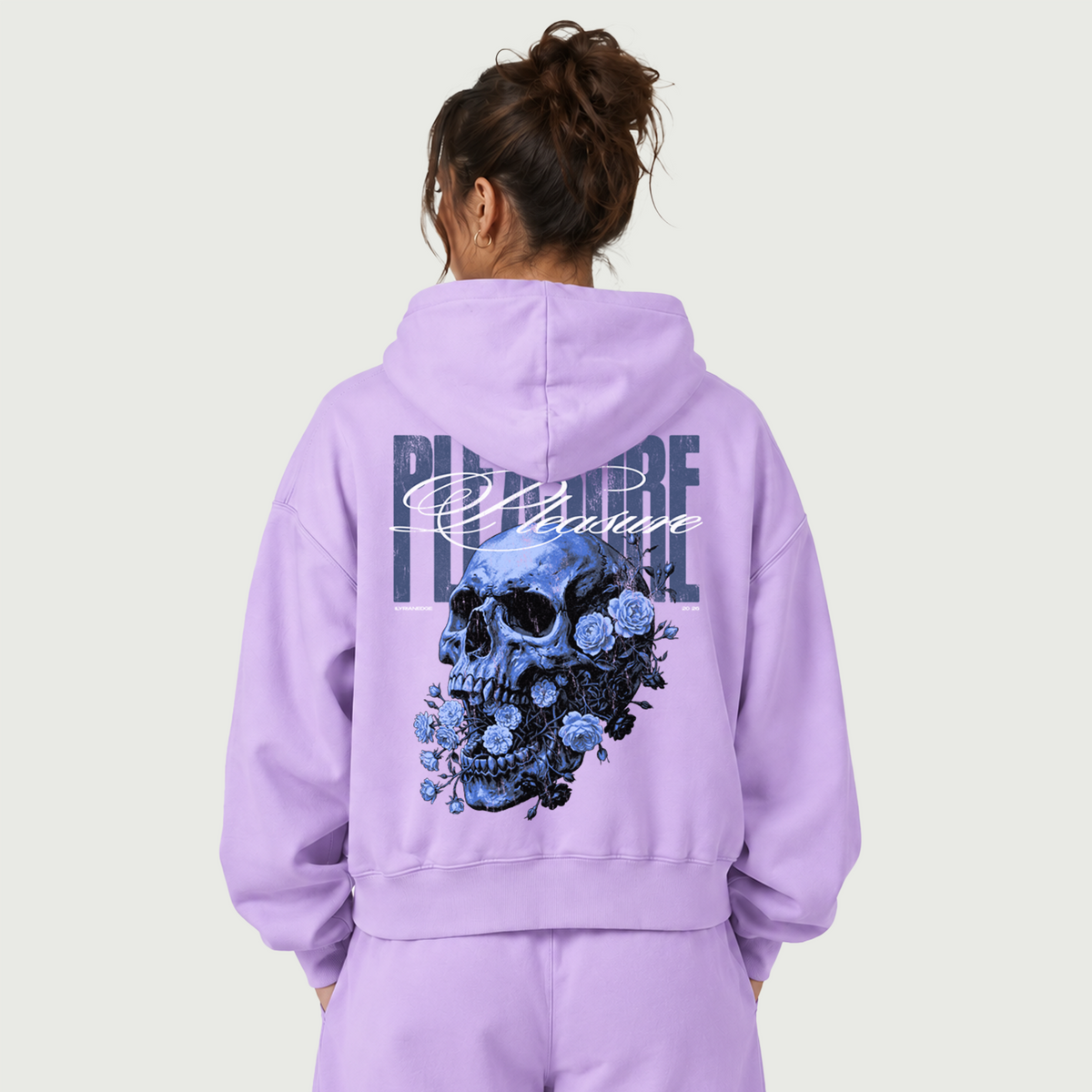 Violet Requiem | 420GSM Heavyweight Boxy Hoodie | ILYRIANEDGE