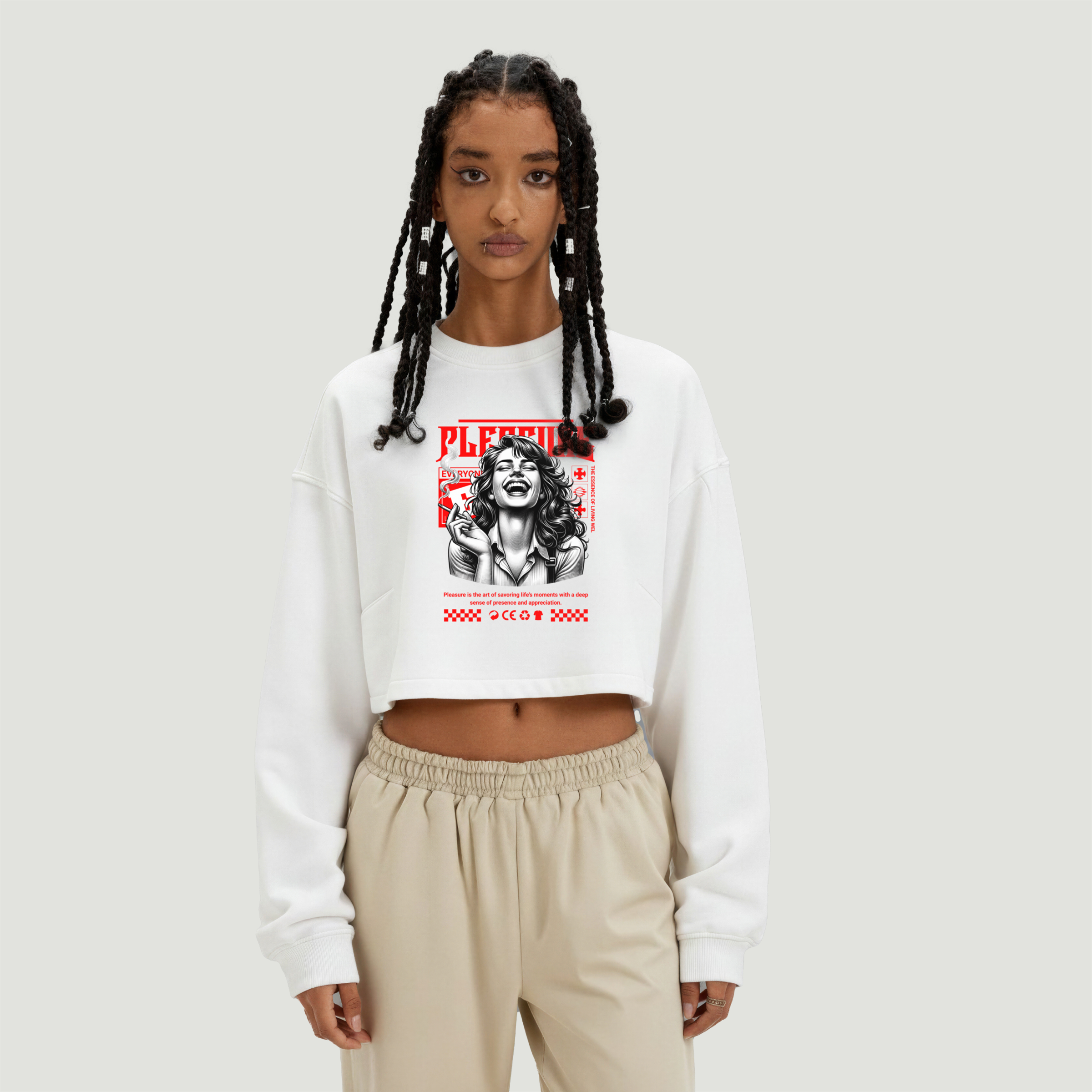 Pressure | Raw Hem Crop Top | ILYRIANEDGE