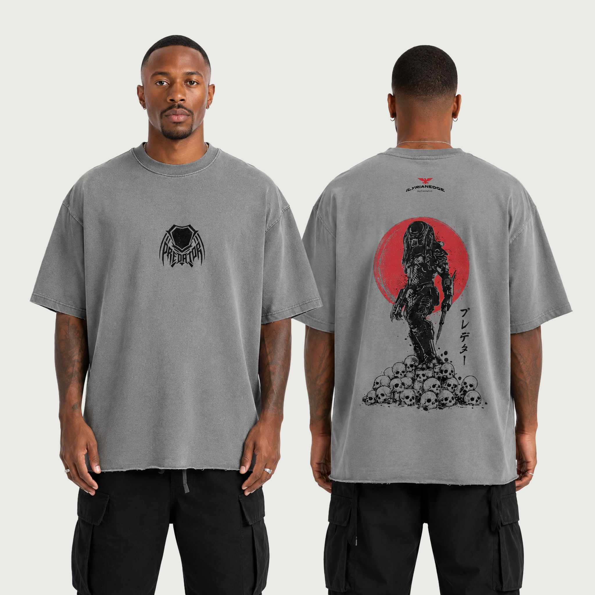 Predator | Faded Raw Hem T-Shirt | ILYRIANEDGE
