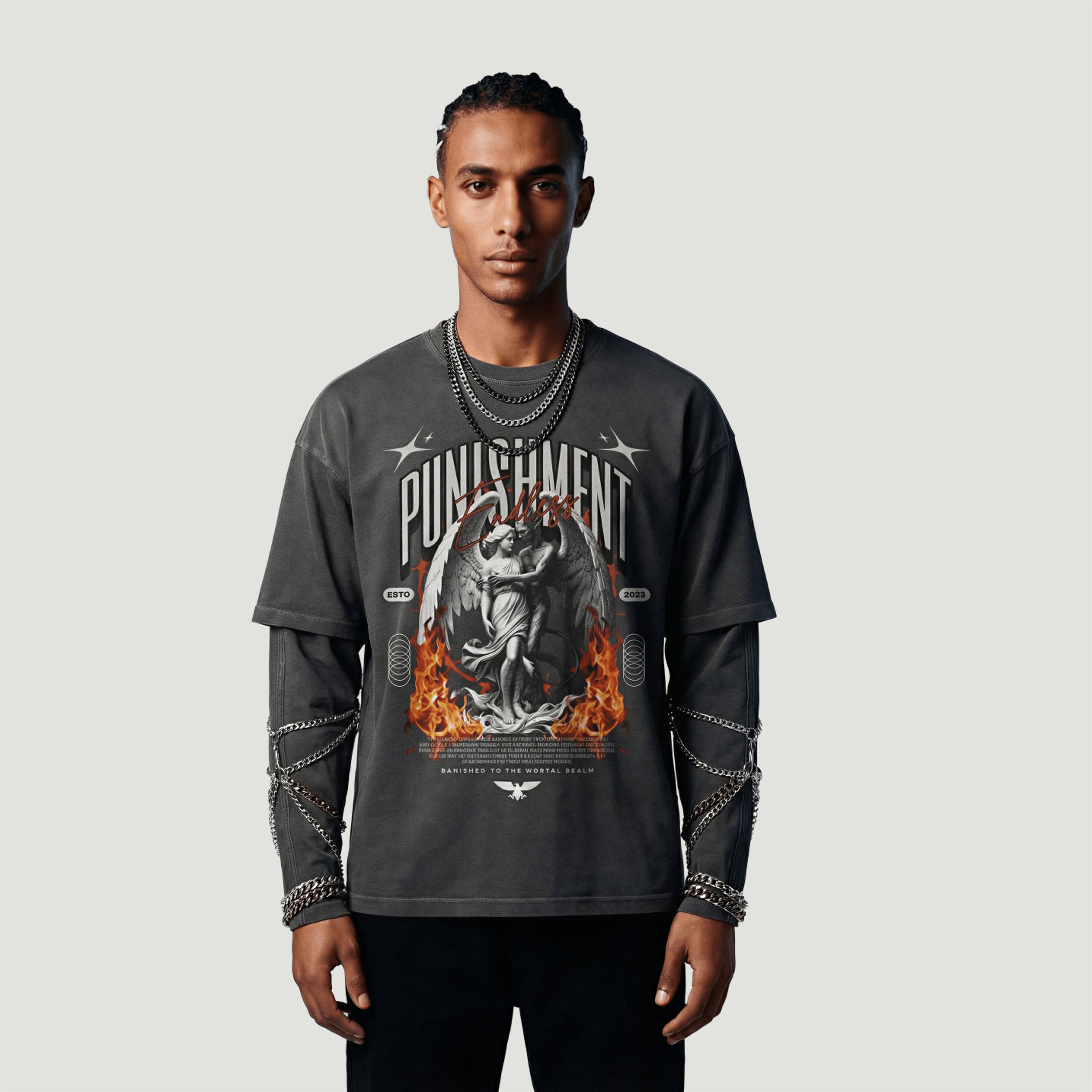 Punishment | Faux-Layered Long Sleeve | ILYRIANEDGE
