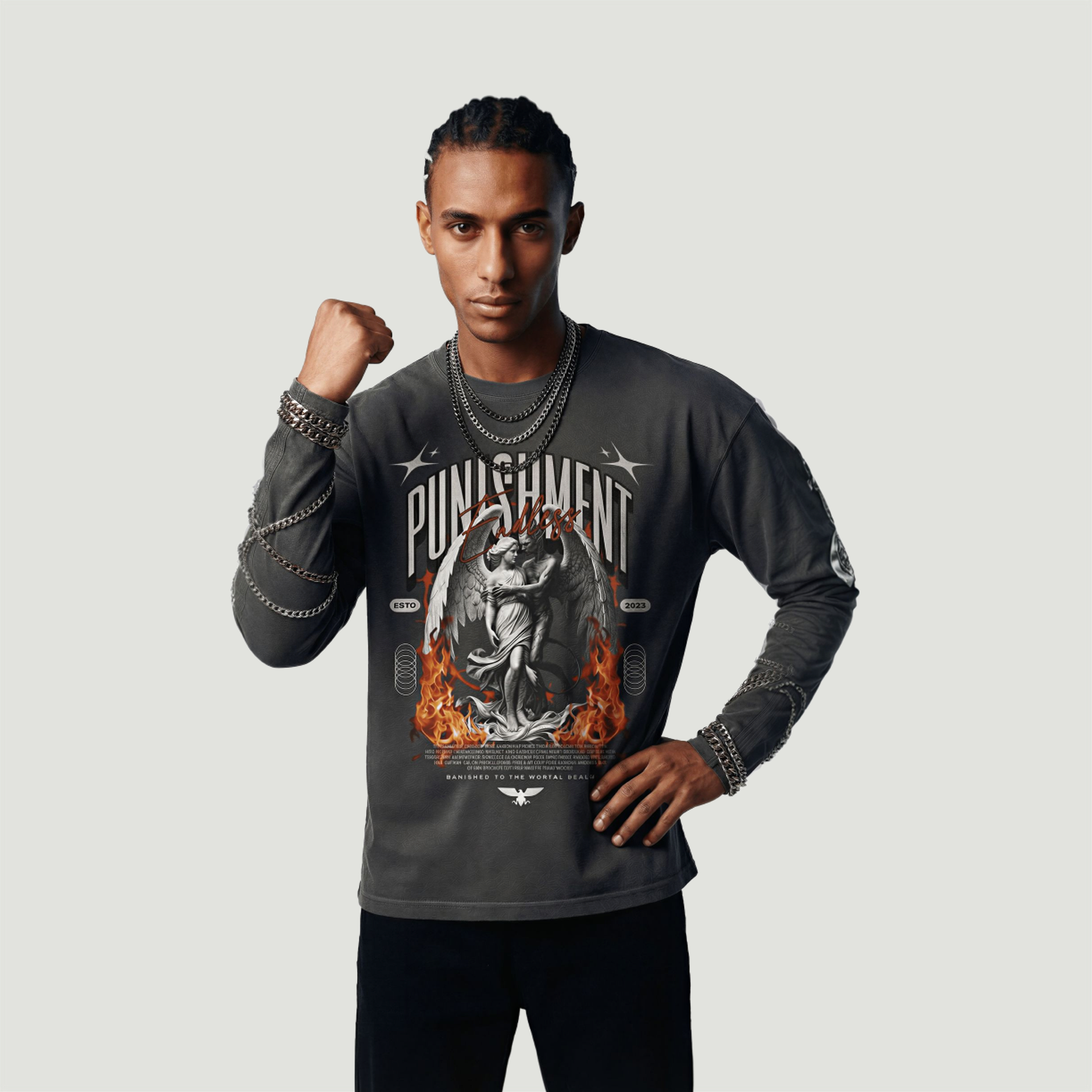 Punishment | Faux-Layered Long Sleeve | ILYRIANEDGE