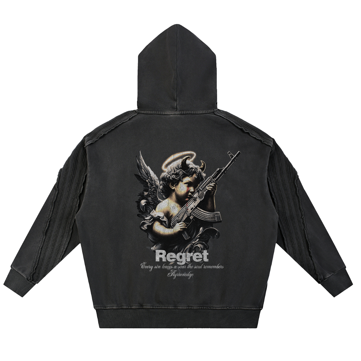 Fallen Grace |  Snow Washed 420 GSM Hoodie | ILYRIANEDGE
