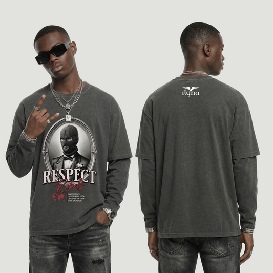 Respect Rebels | Faux-Layered Long Sleeve | ILYRIANEDGE