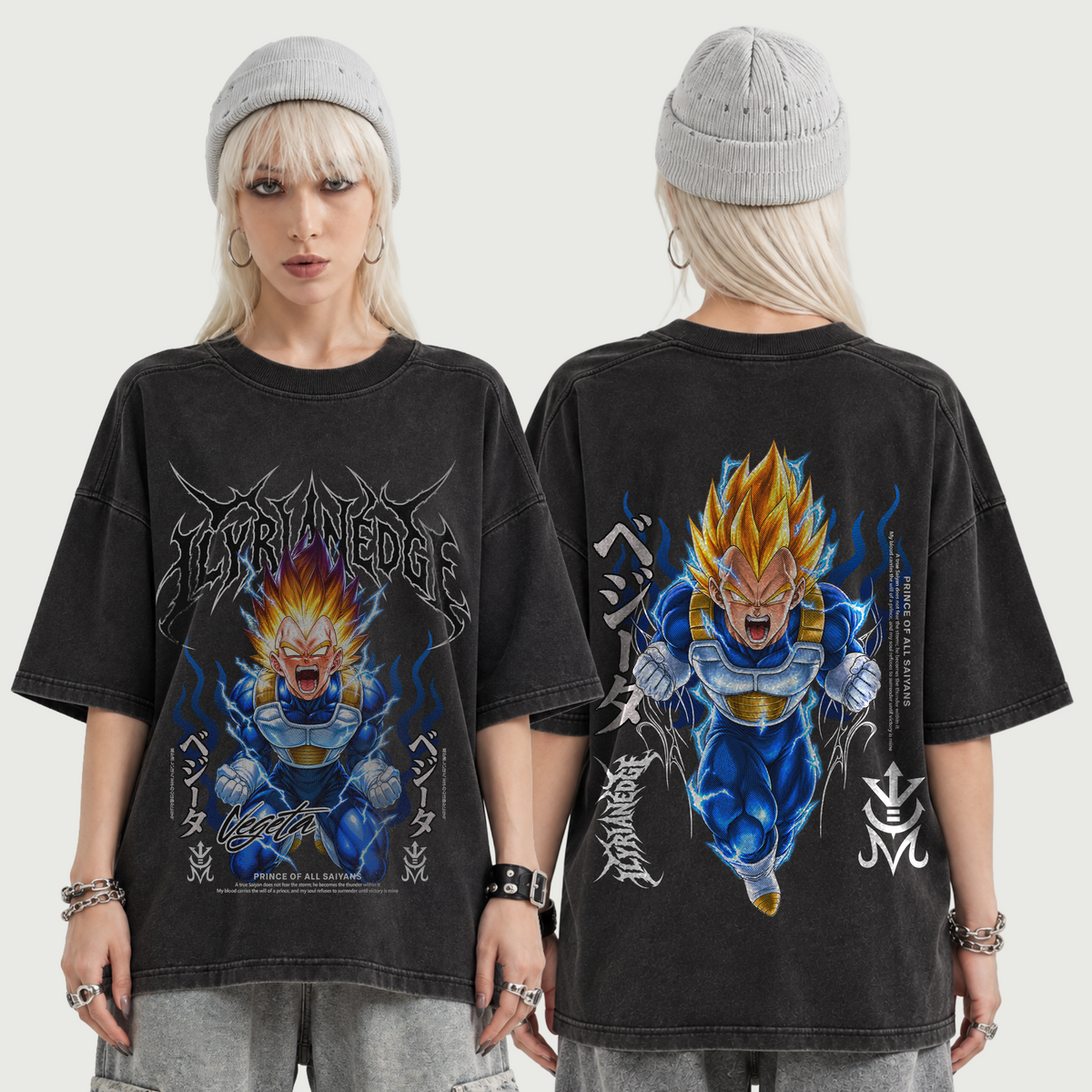 Royal Blood | 260GSM Vintage Wash Boxy T-Shirt | ILYRIANEDGE