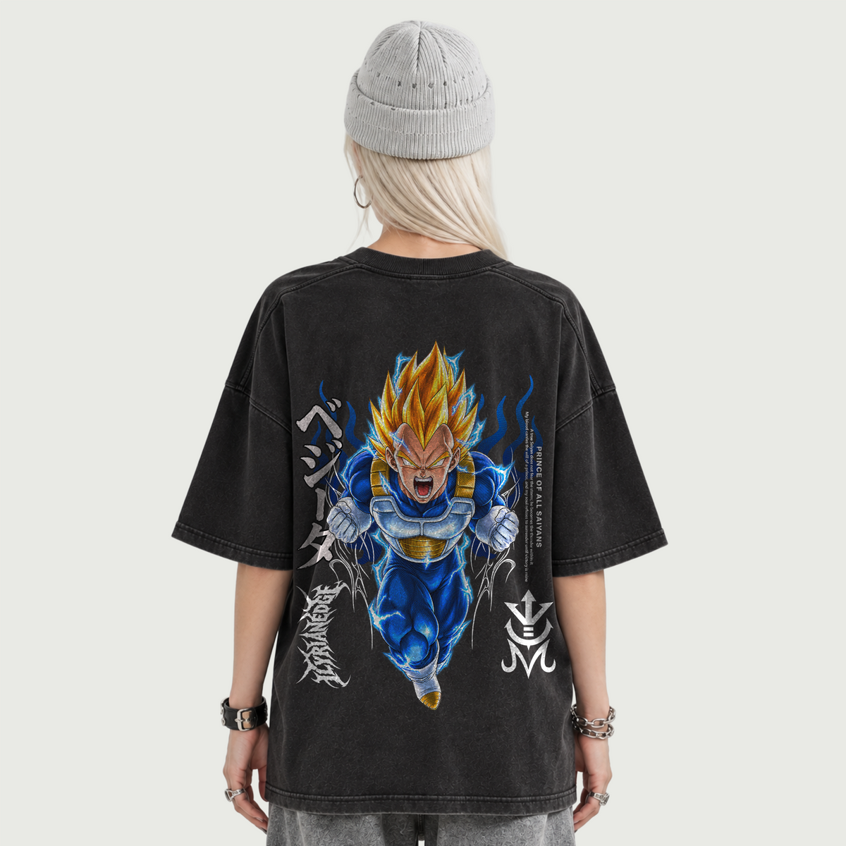 Royal Blood | 260GSM Vintage Wash Boxy T-Shirt | ILYRIANEDGE