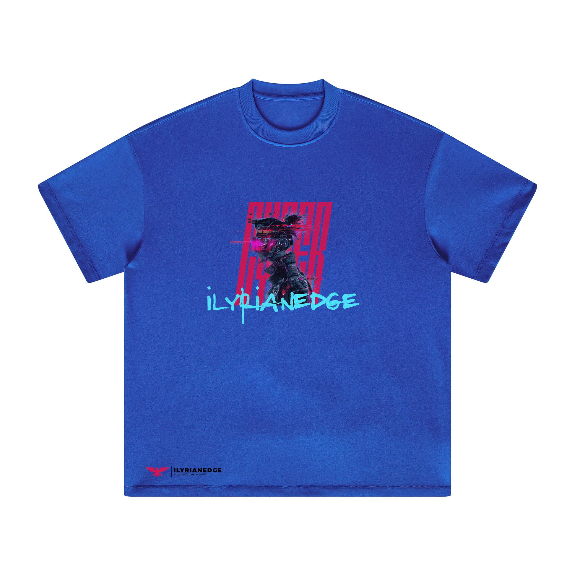 Glitch Runner | Oversized Crew Neck Tee | ILYRIANEDGE